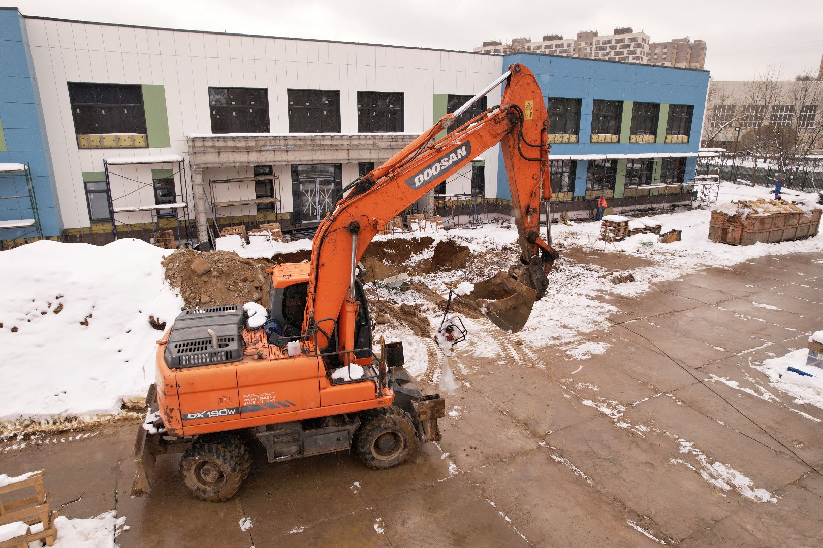 видео с коптера, детский сад в мытищах, детский сад в мкр 20,