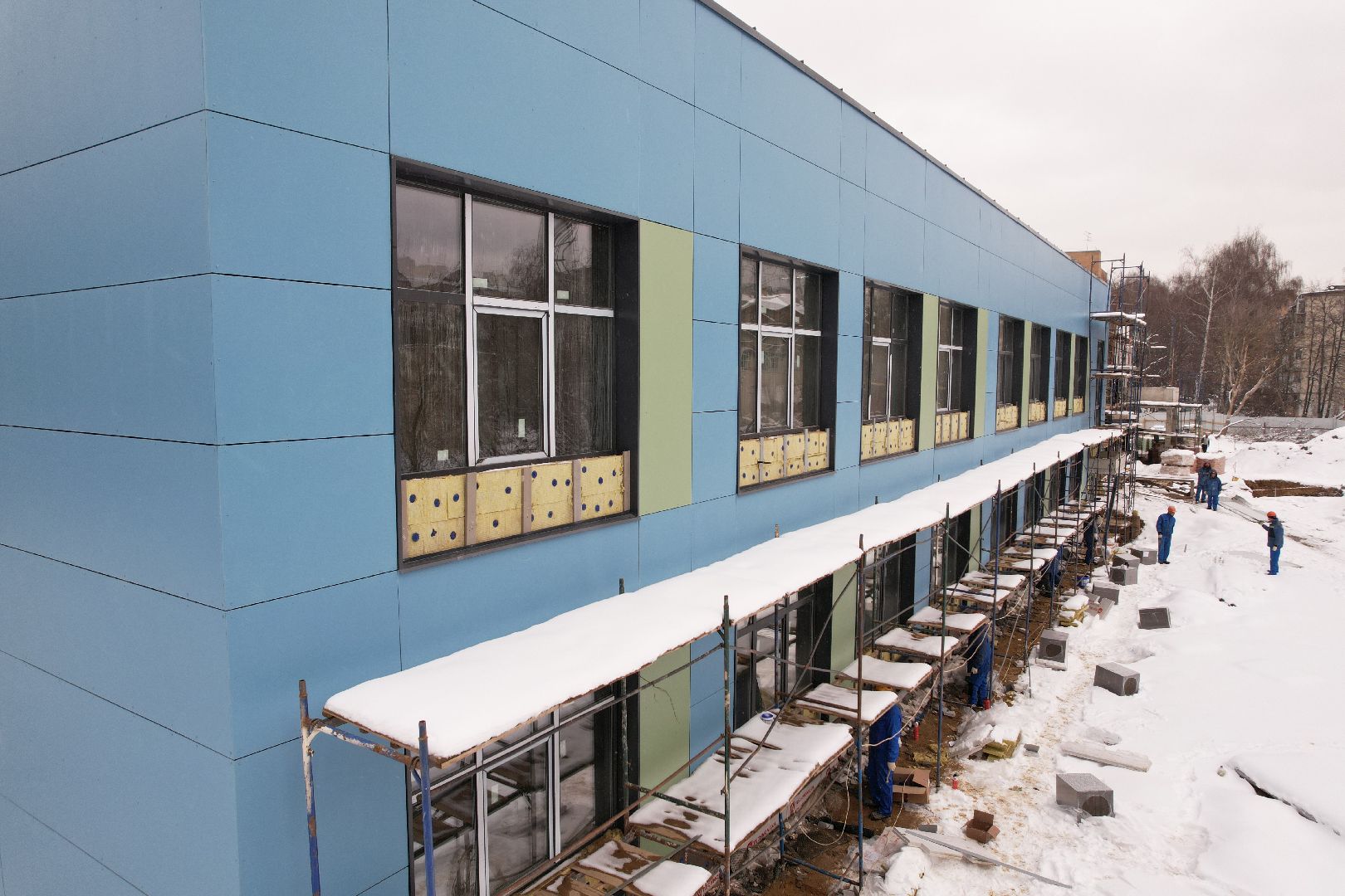 видео с коптера, детский сад в мытищах, детский сад в мкр 20,