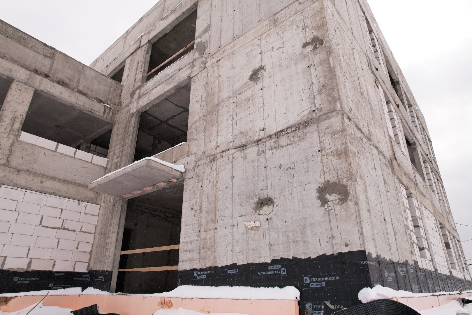 видео с коптера, ЖК Ярославский квартал, детский сад в мытищах,