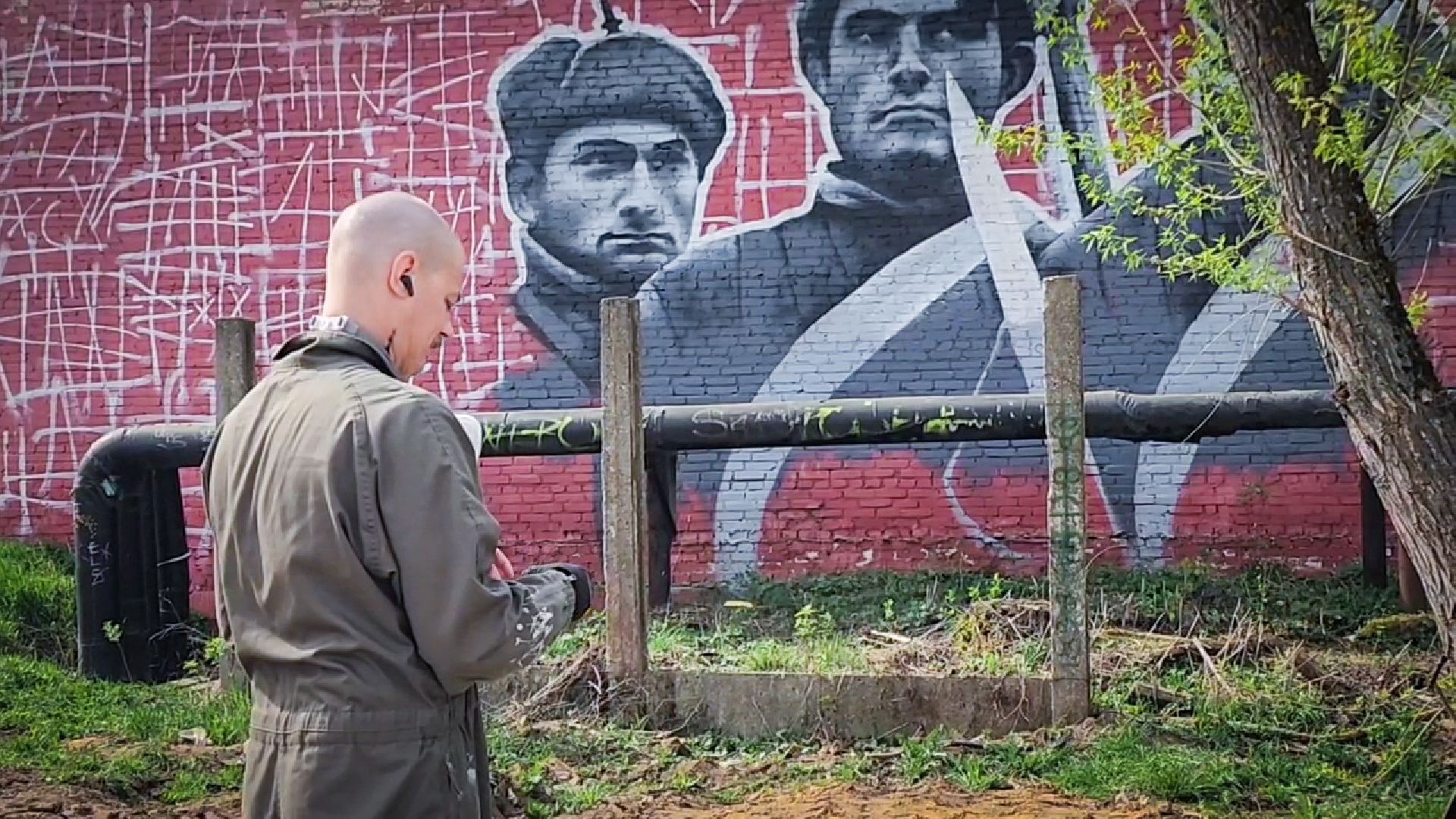 бронницы, мурал на бельском, граффити ,