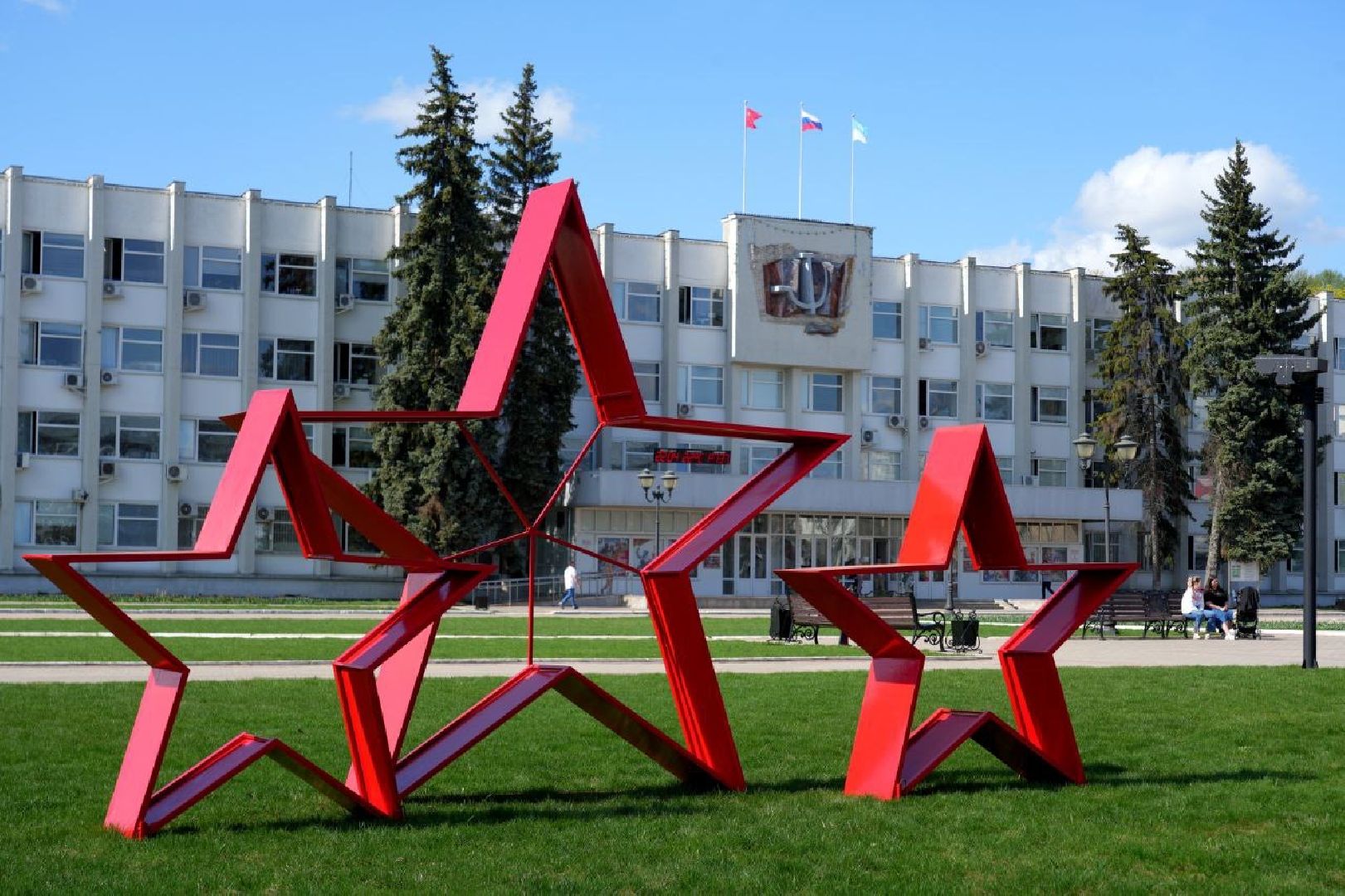 украшение, сергиев посад, сергиево-посадский городской округ, 9 мая, день победы,праздник ,