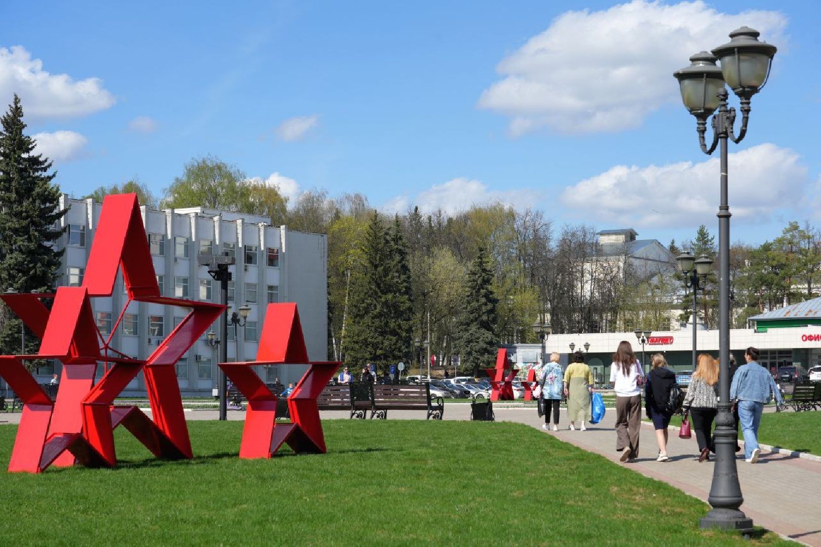 украшение, сергиев посад, сергиево-посадский городской округ, 9 мая, день победы,праздник ,