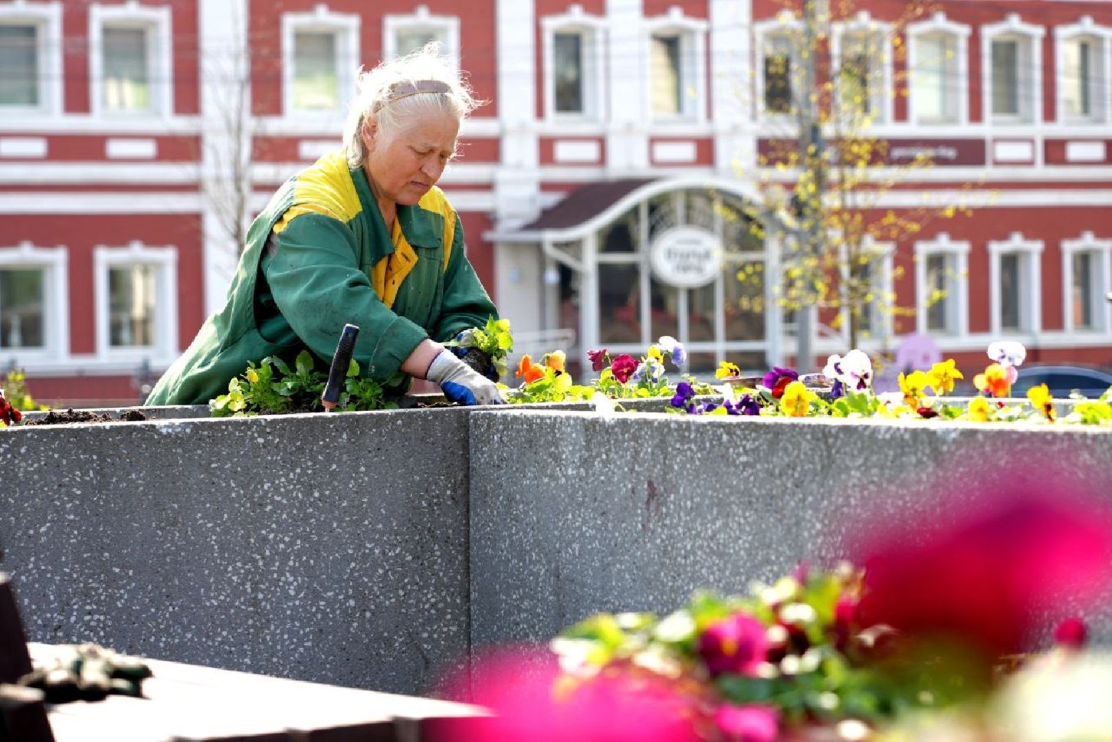 благоустройство , сергиев посад, сергиево-посадский городской округ, украшение , весна,