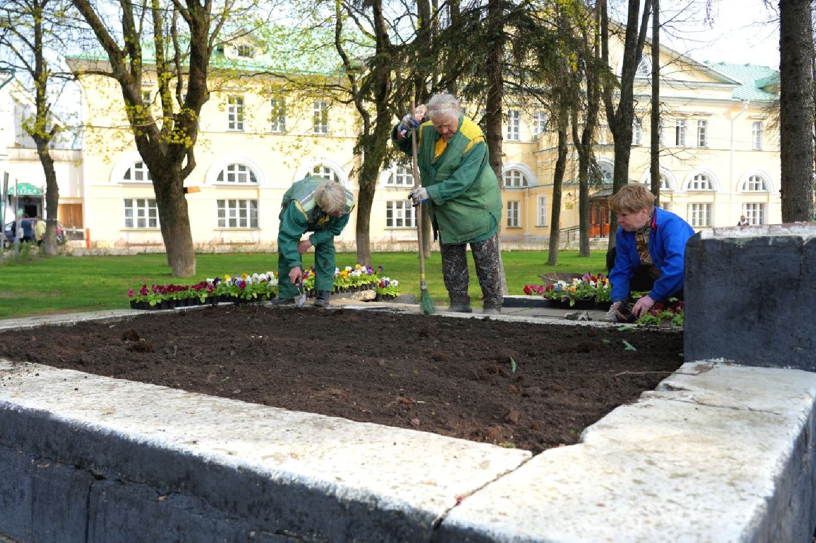 благоустройство , сергиев посад, сергиево-посадский городской округ, украшение , весна,