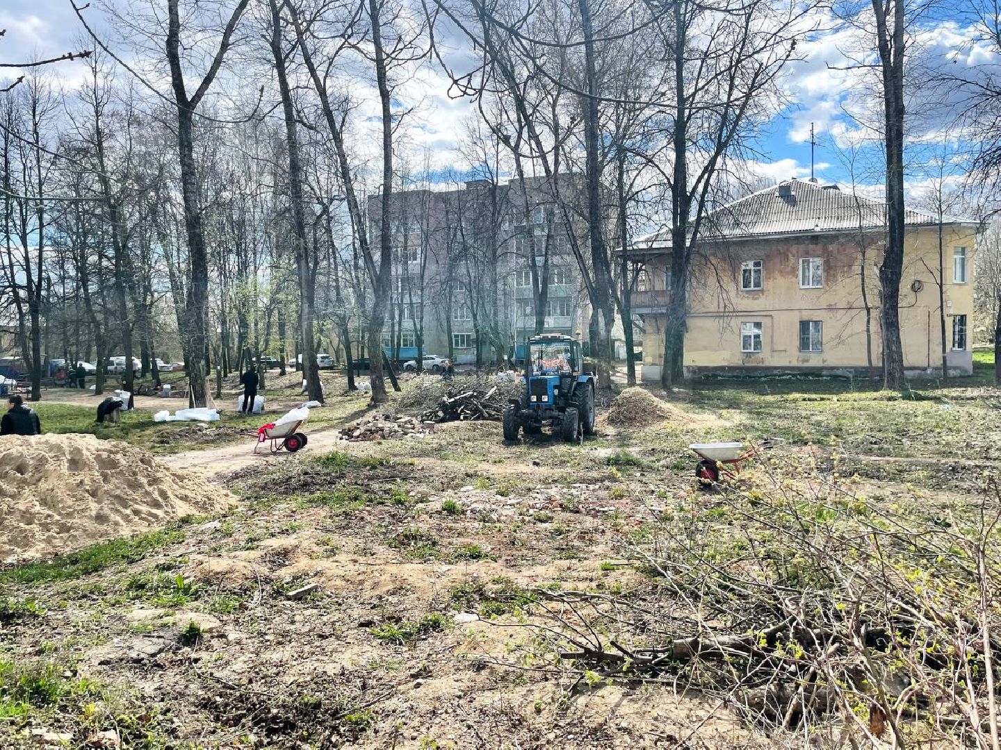 Сергиево-Посадский городской округ, Сергиев Посад, Субботник, Уборка, Общество