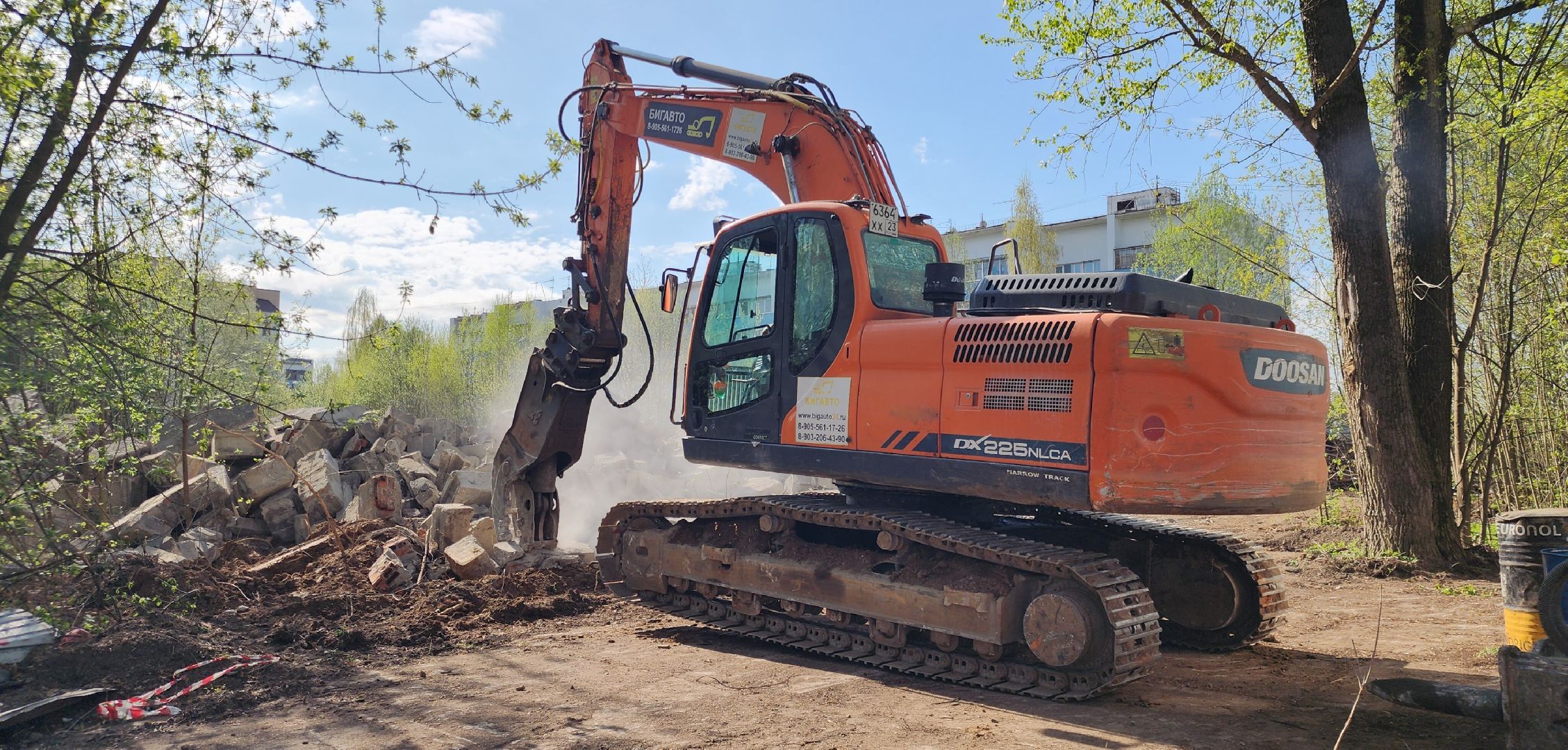 снос недостроя, благоустройства, звенигород,