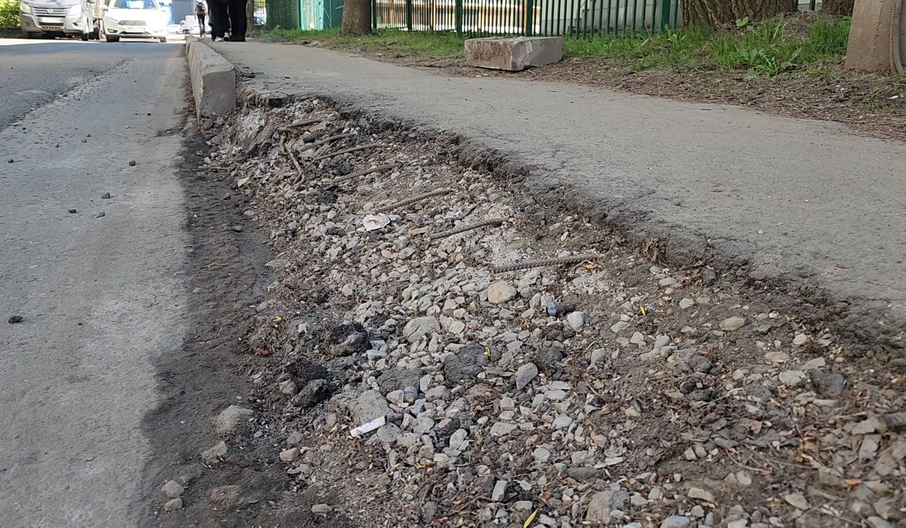 выездная, яма, смет,