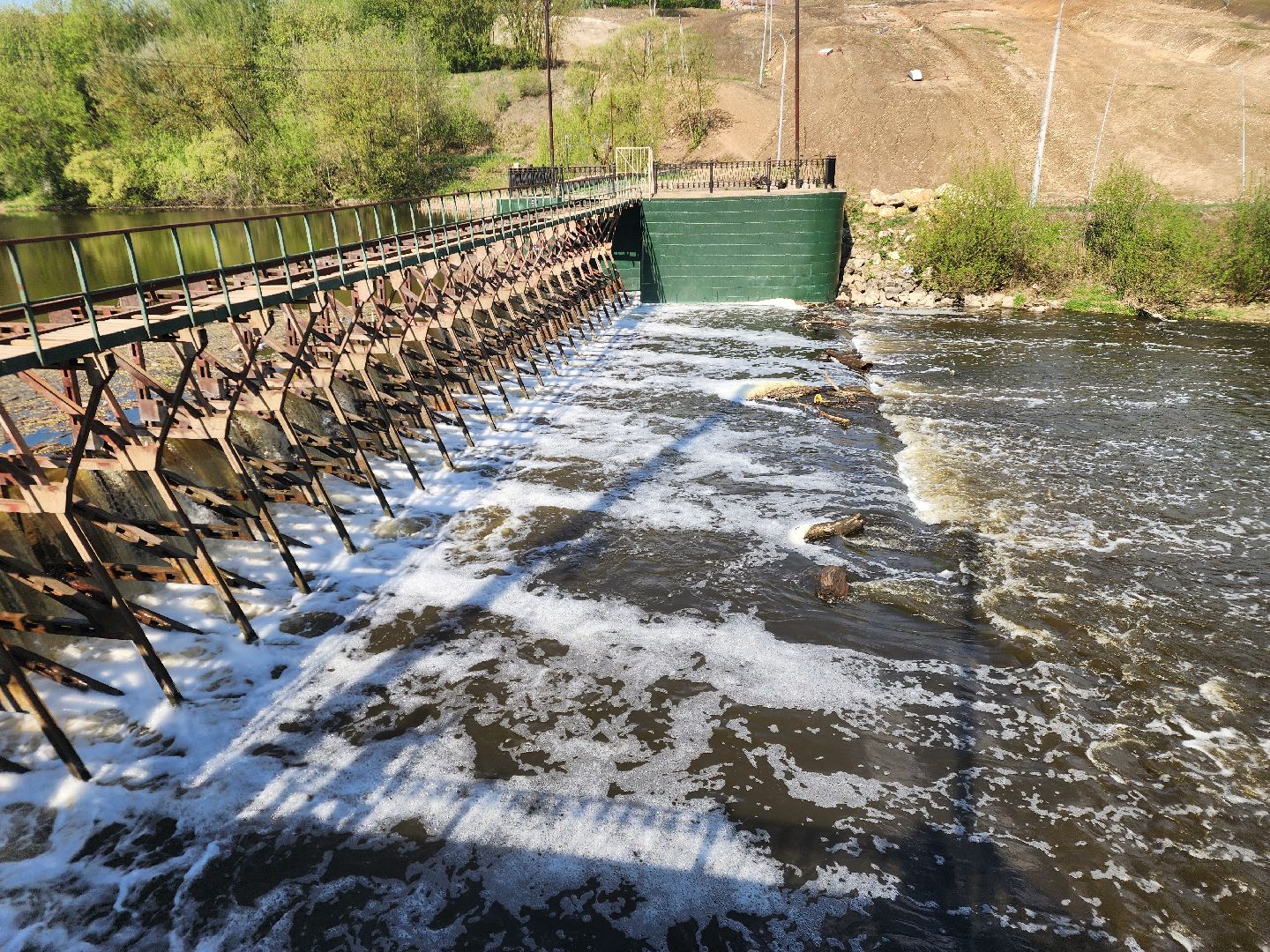 Подольск , плотина, пахра,