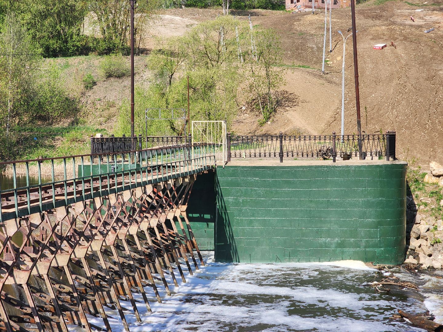 Подольск , плотина, пахра,