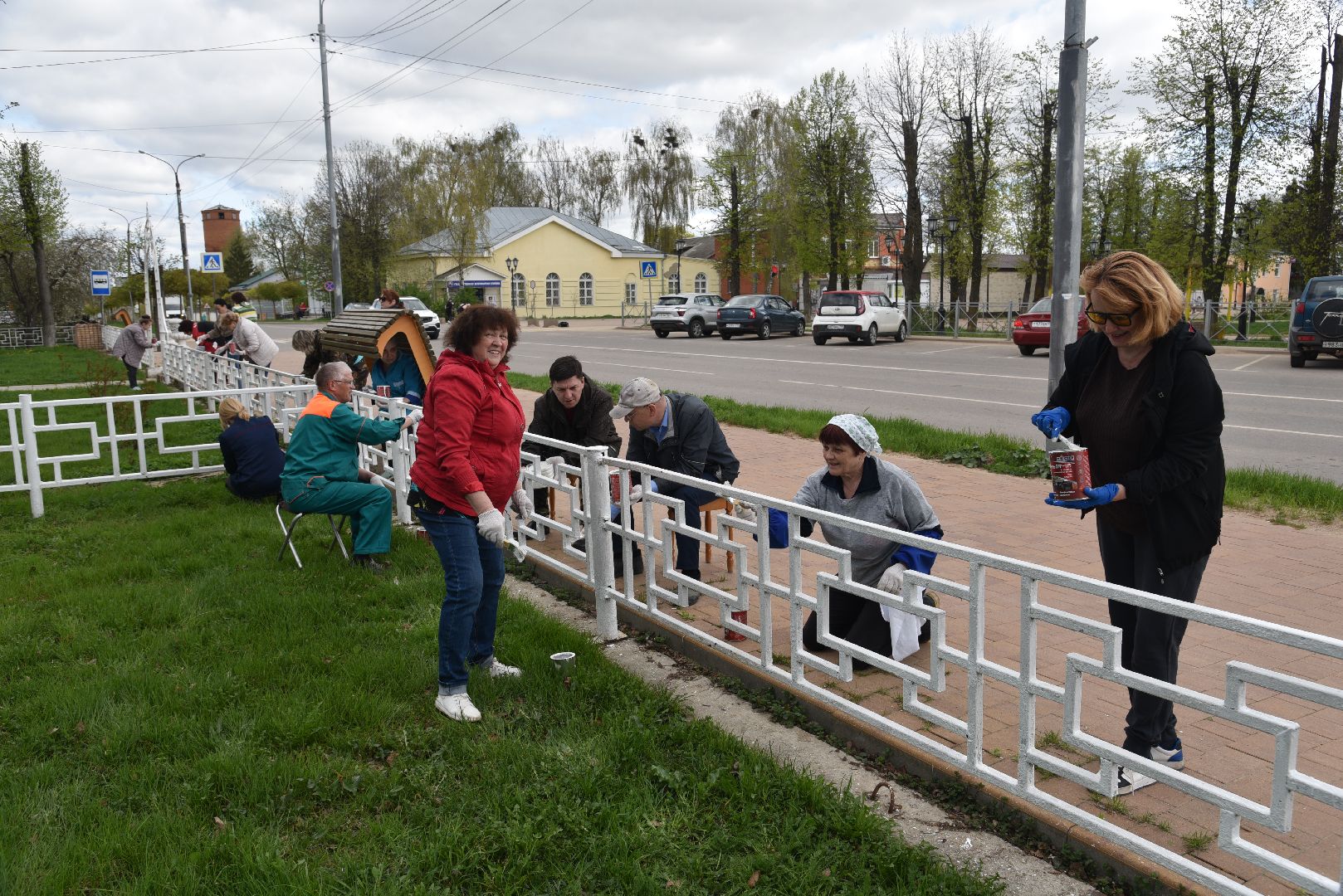 лотошино, лотошинская дши, субботник, благоустройство,