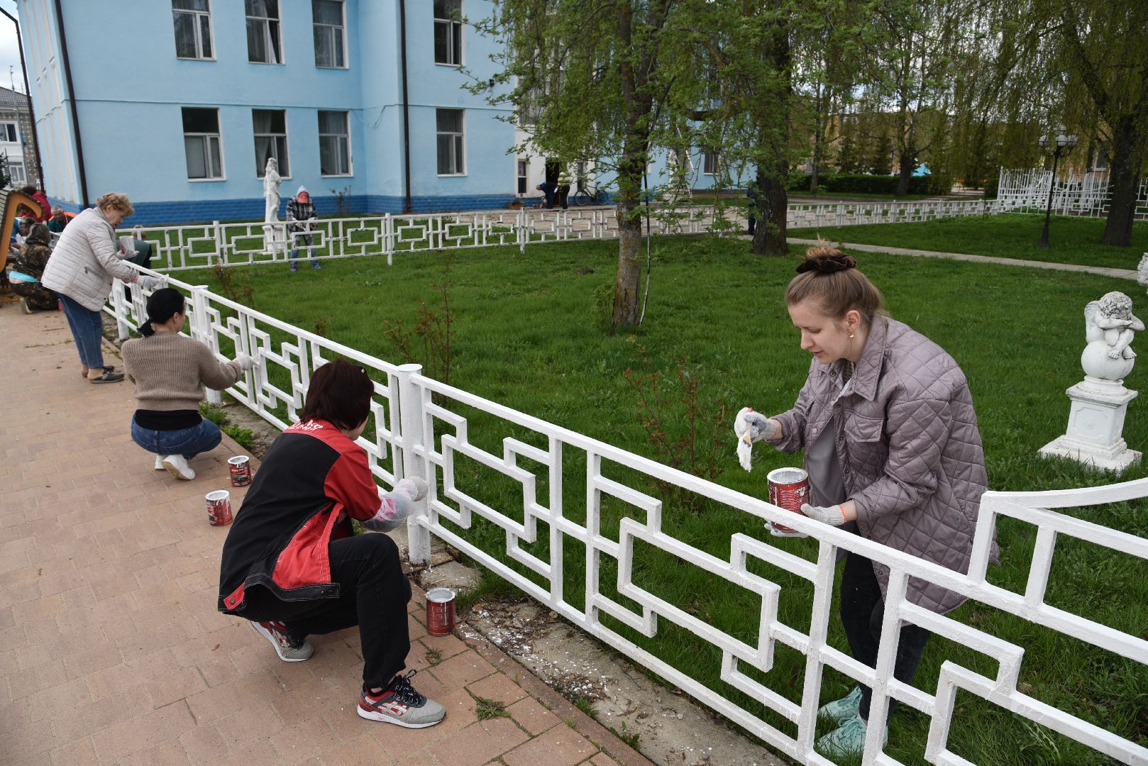 лотошино, лотошинская дши, субботник, благоустройство,