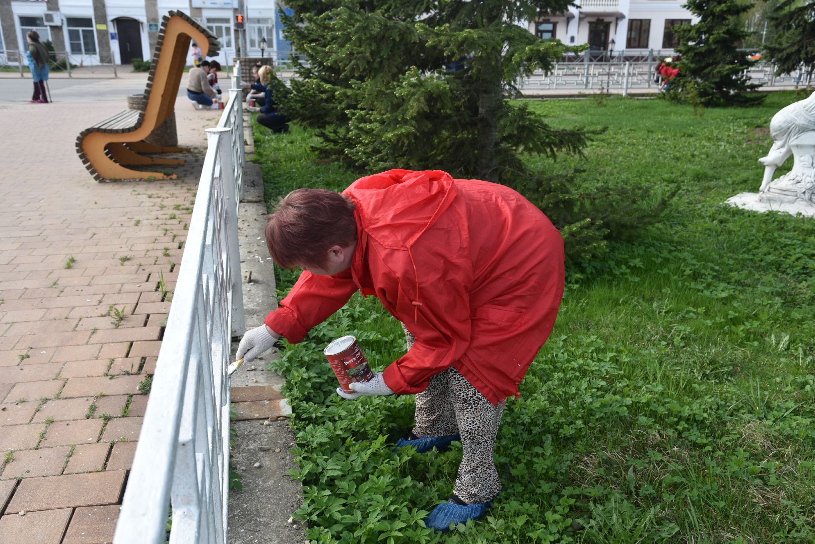 лотошино, лотошинская дши, субботник, благоустройство,