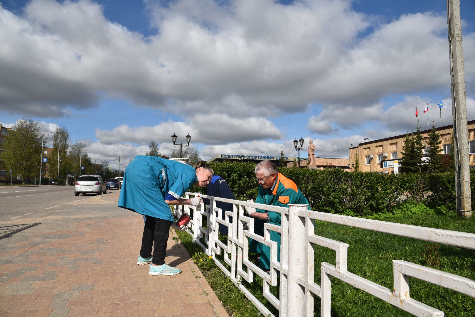 лотошино, лотошинская дши, субботник, благоустройство,