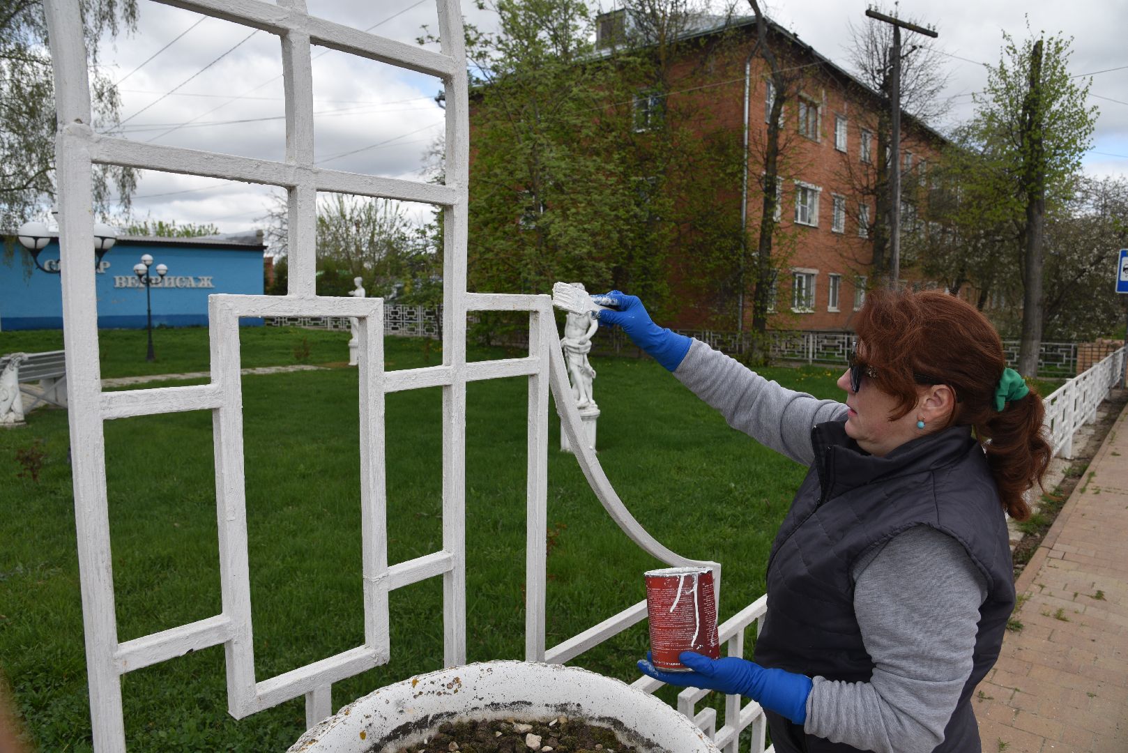 лотошино, лотошинская дши, субботник, благоустройство,