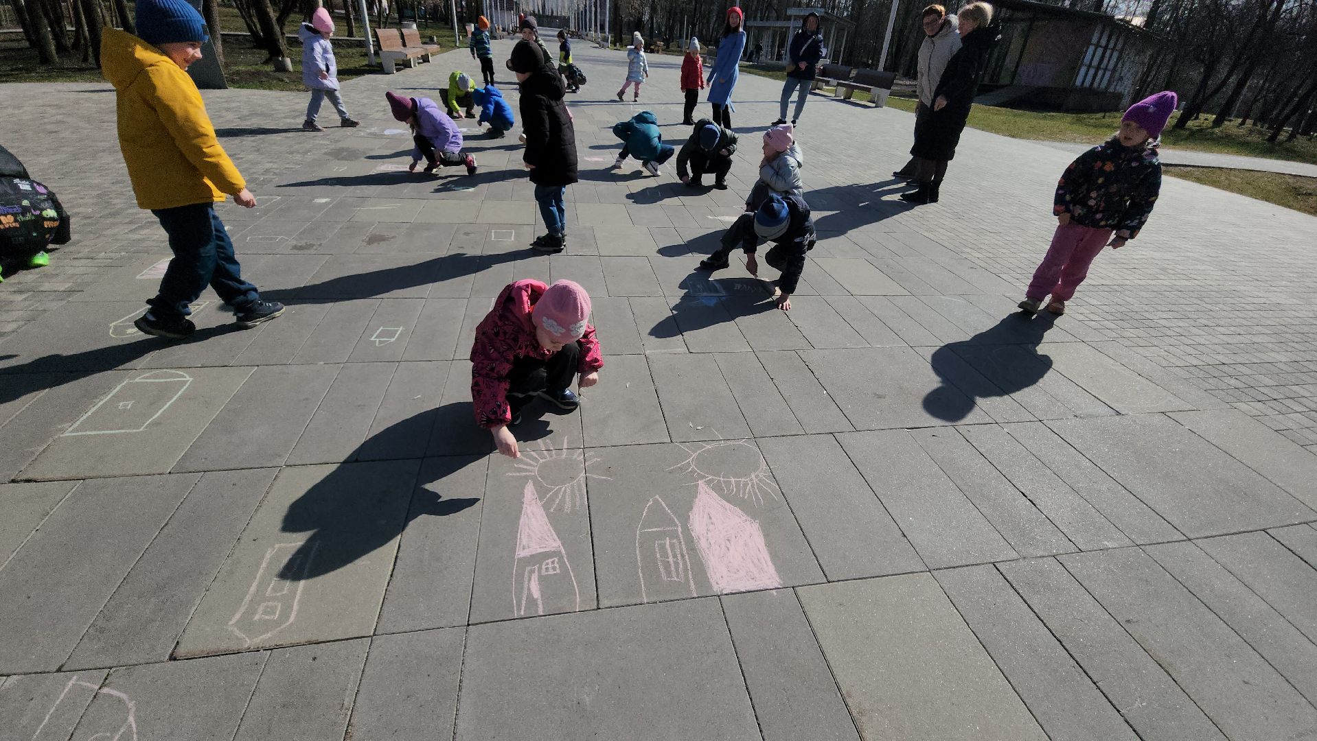 Мелки, Дети, Парк, Истра,