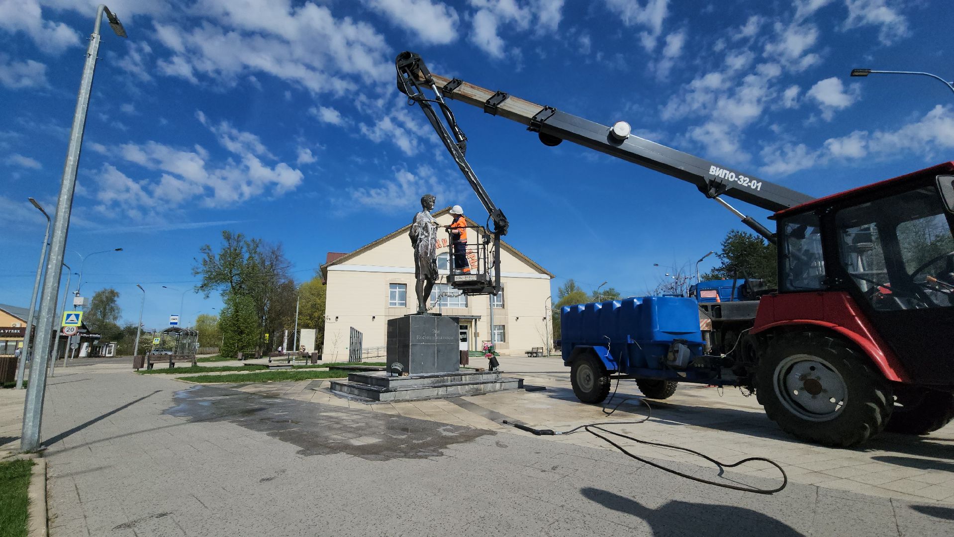 Руза, Благоустройство, Зоя Космодемьянская, Памятник,