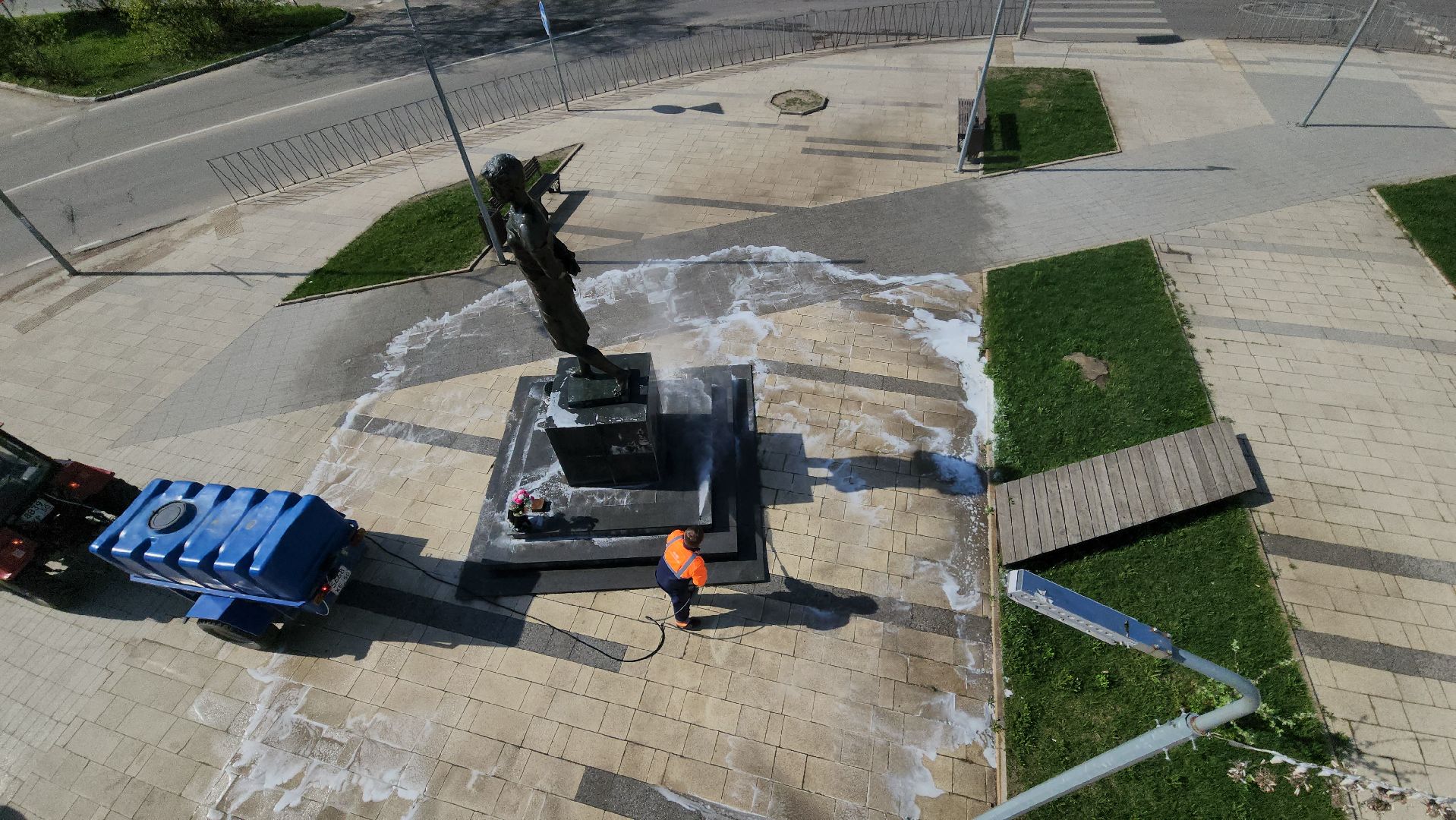 Руза, Благоустройство, Зоя Космодемьянская, Памятник,