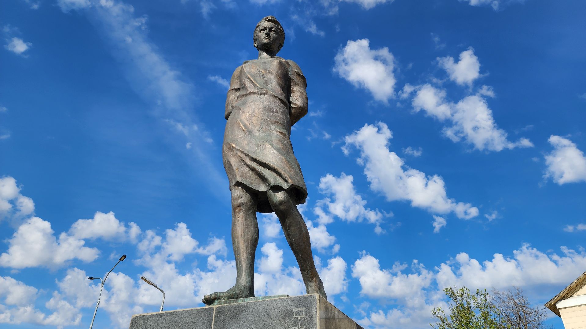 Руза, Благоустройство, Зоя Космодемьянская, Памятник,