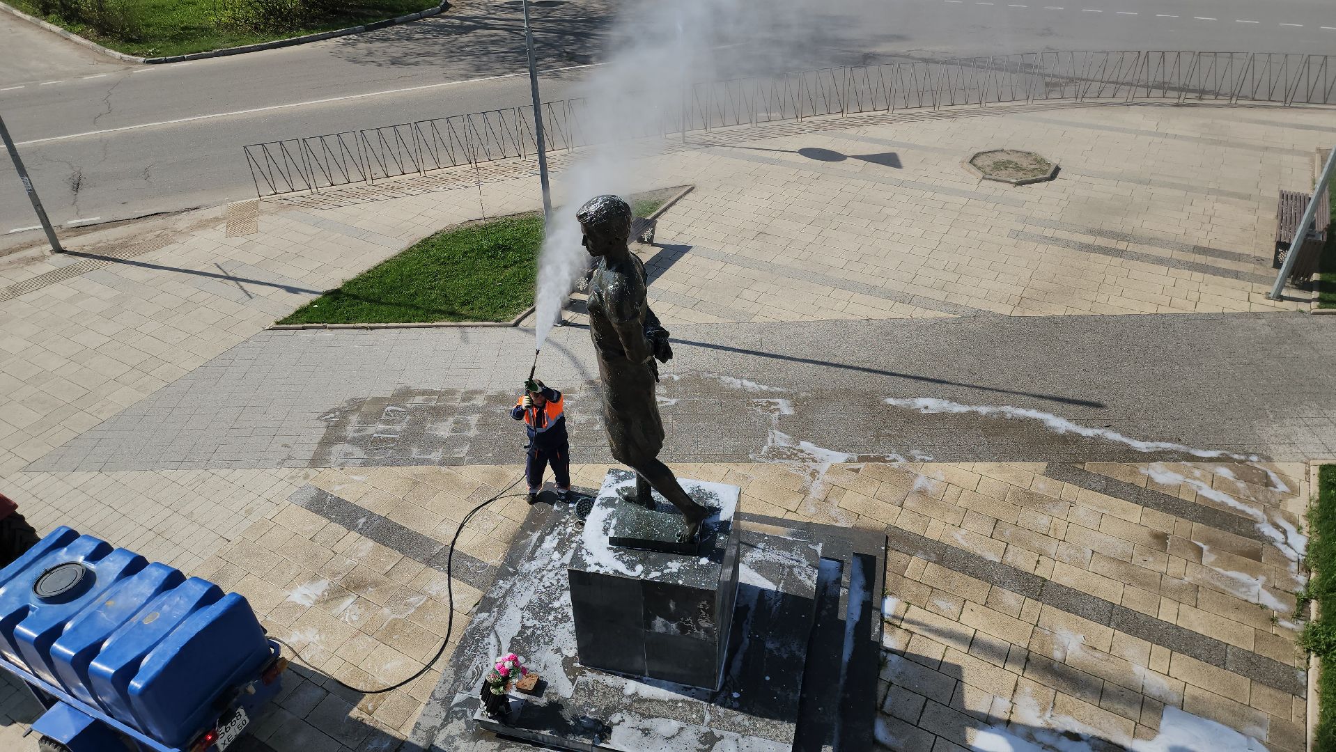 Руза, Благоустройство, Зоя Космодемьянская, Памятник,
