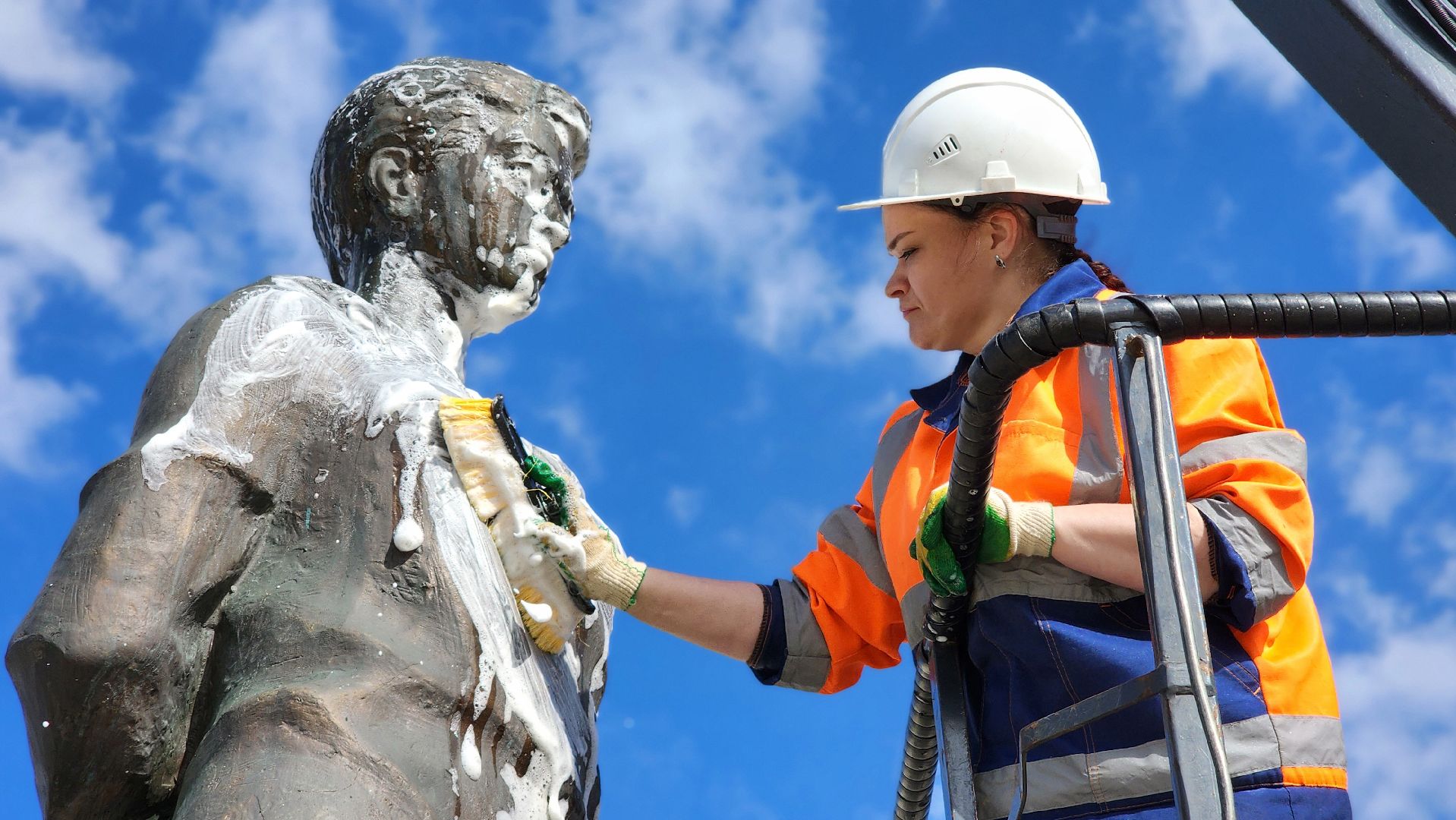Руза, Благоустройство, Зоя Космодемьянская, Памятник,