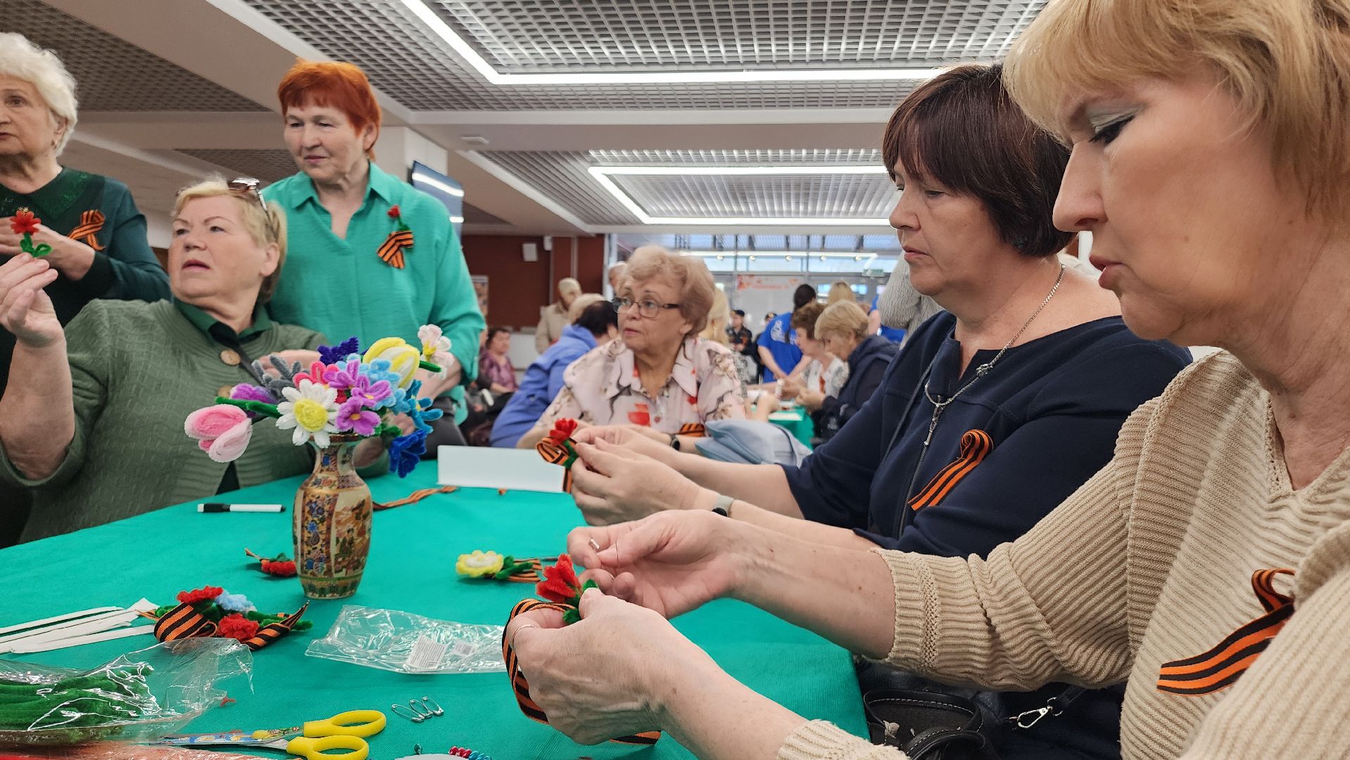 сво, маскировочная сеть, домодедово, подмосковье, 80 лет победе,  день победы, 9 мая, активное долголетие, культура,