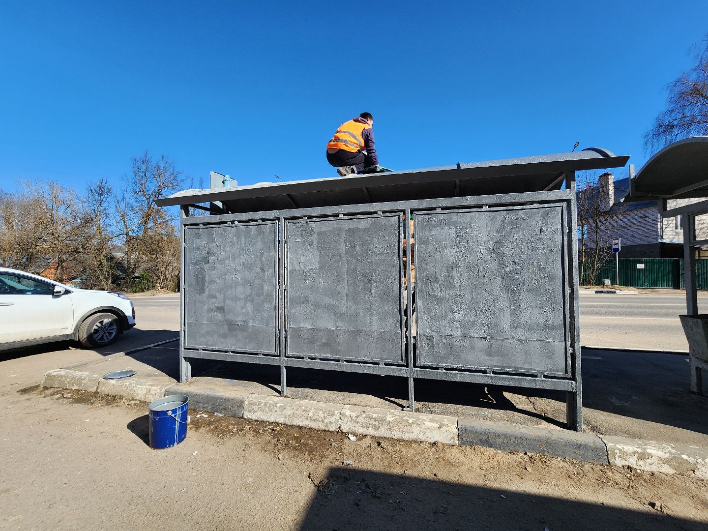 Автобусные остановки, Истра, Благоустройство,