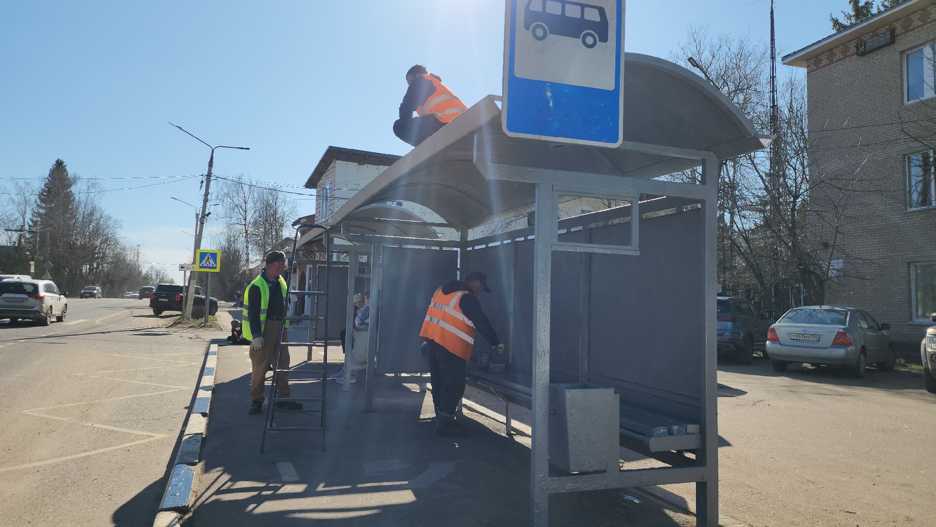 Автобусные остановки, Истра, Благоустройство,