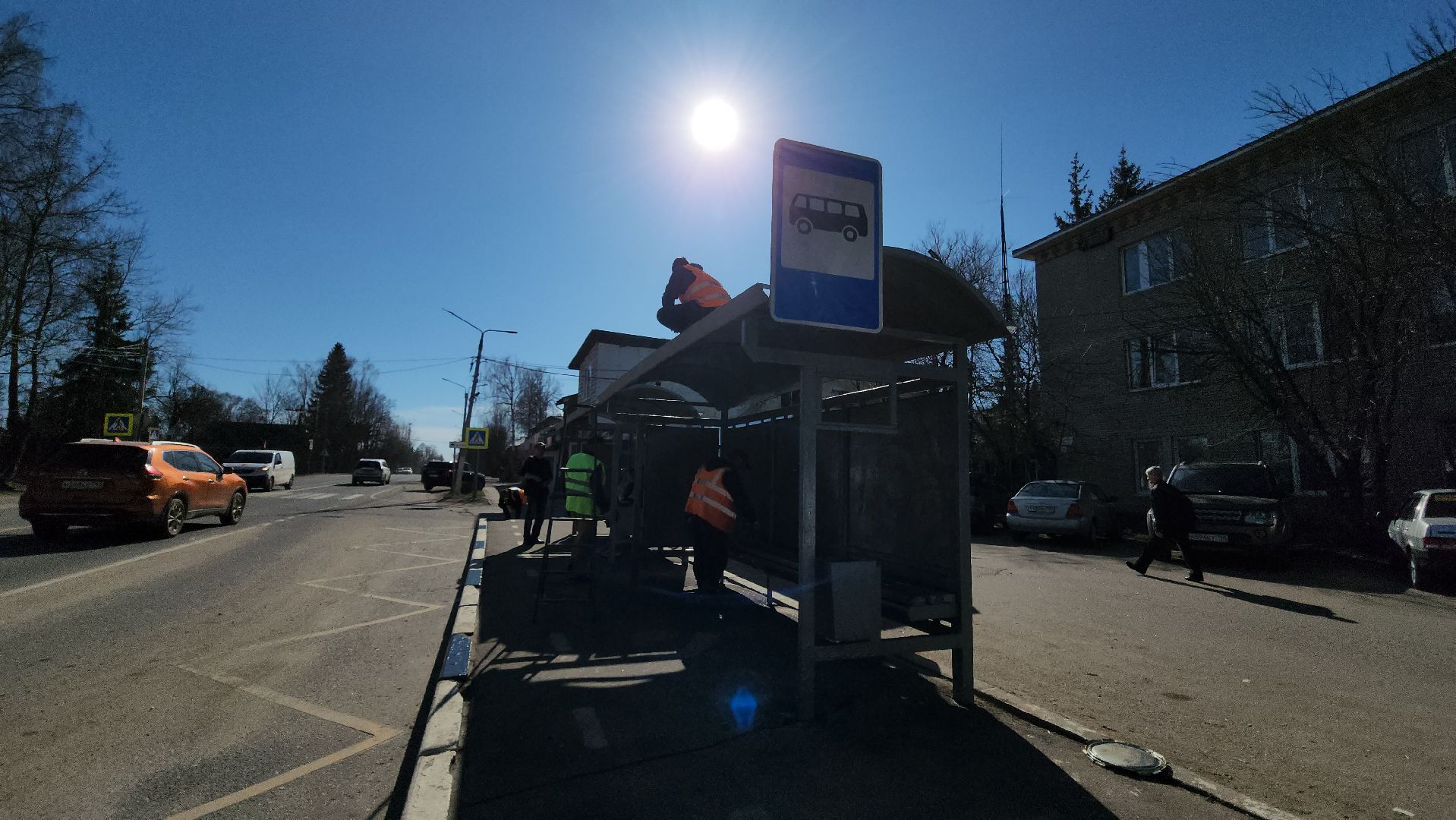 Автобусные остановки, Истра, Благоустройство,