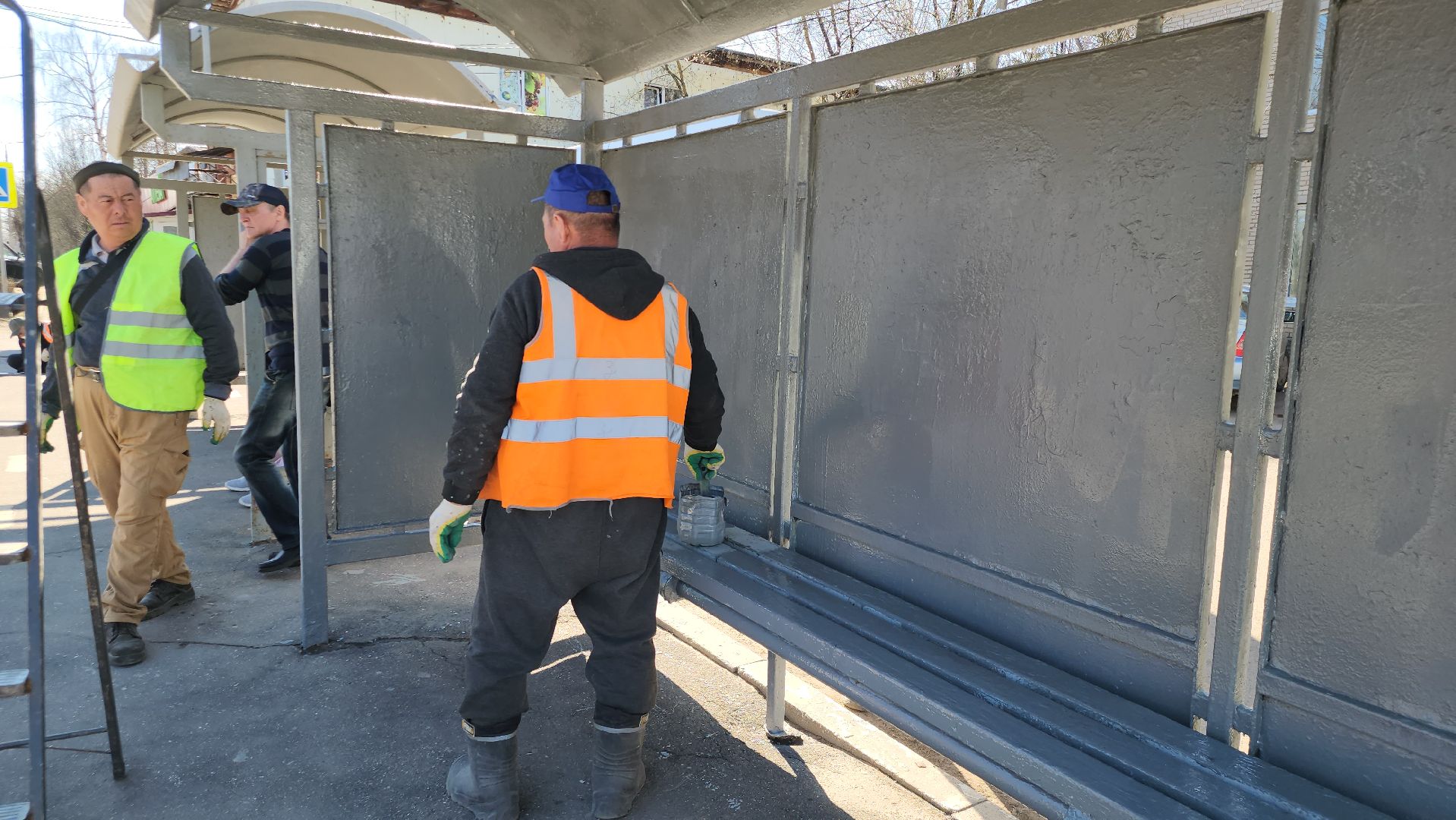 Автобусные остановки, Истра, Благоустройство,