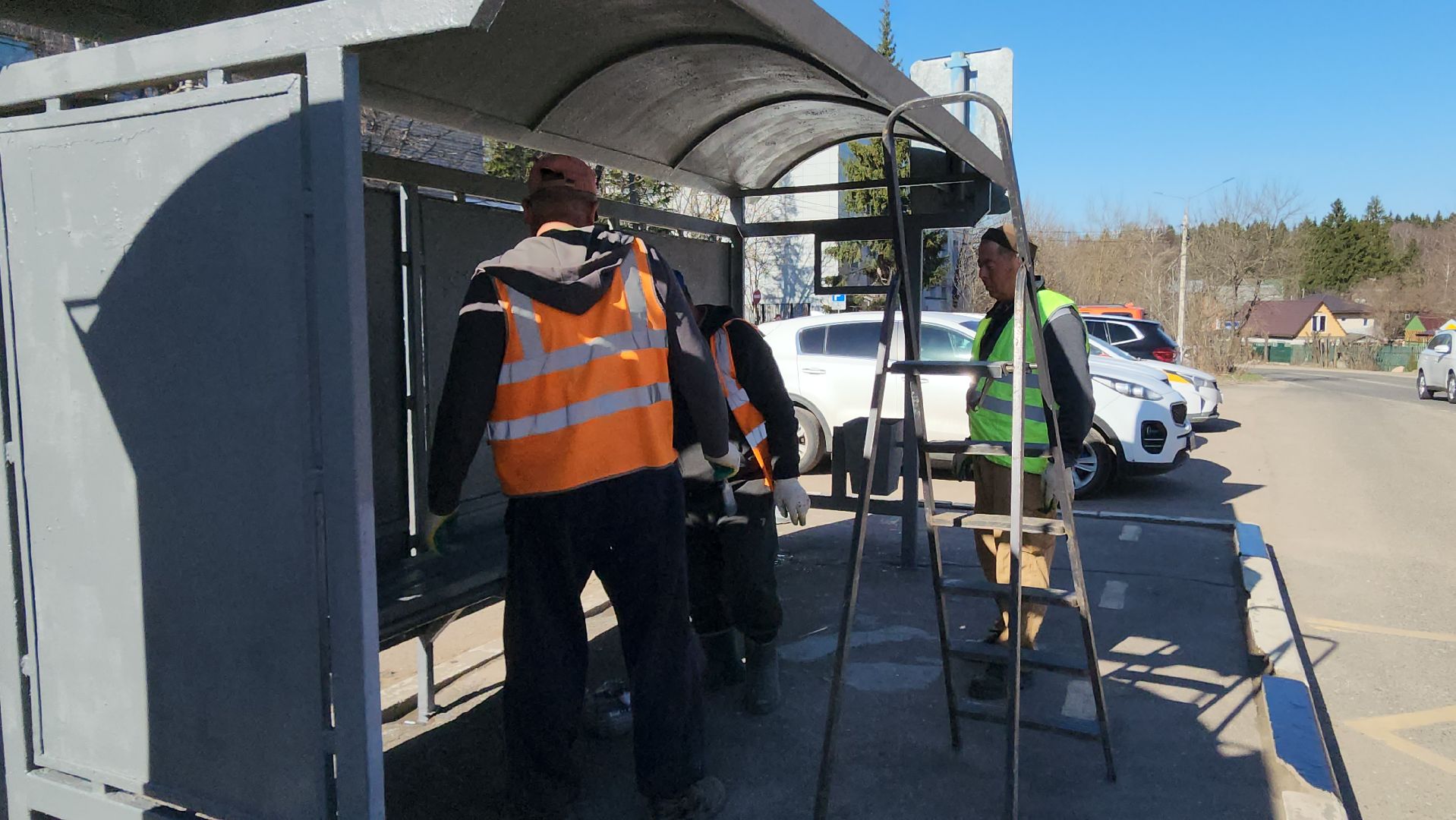 Автобусные остановки, Истра, Благоустройство,