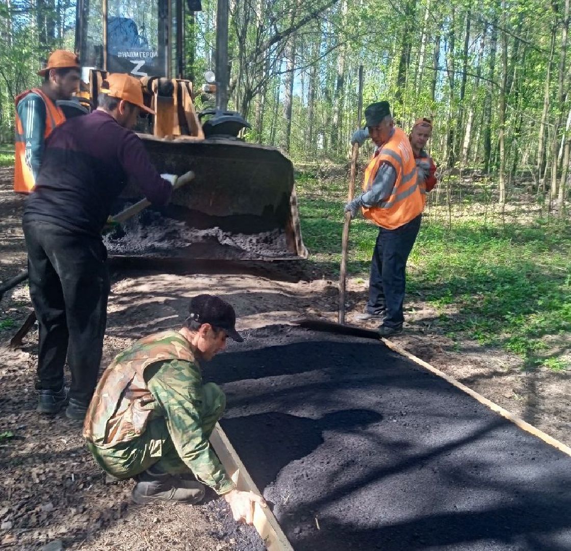 ивантеевка, ремонт тротуара, асфальтовое покрытие,железнодорожная станция, лес,удобство, жители города,коммунальные службы,