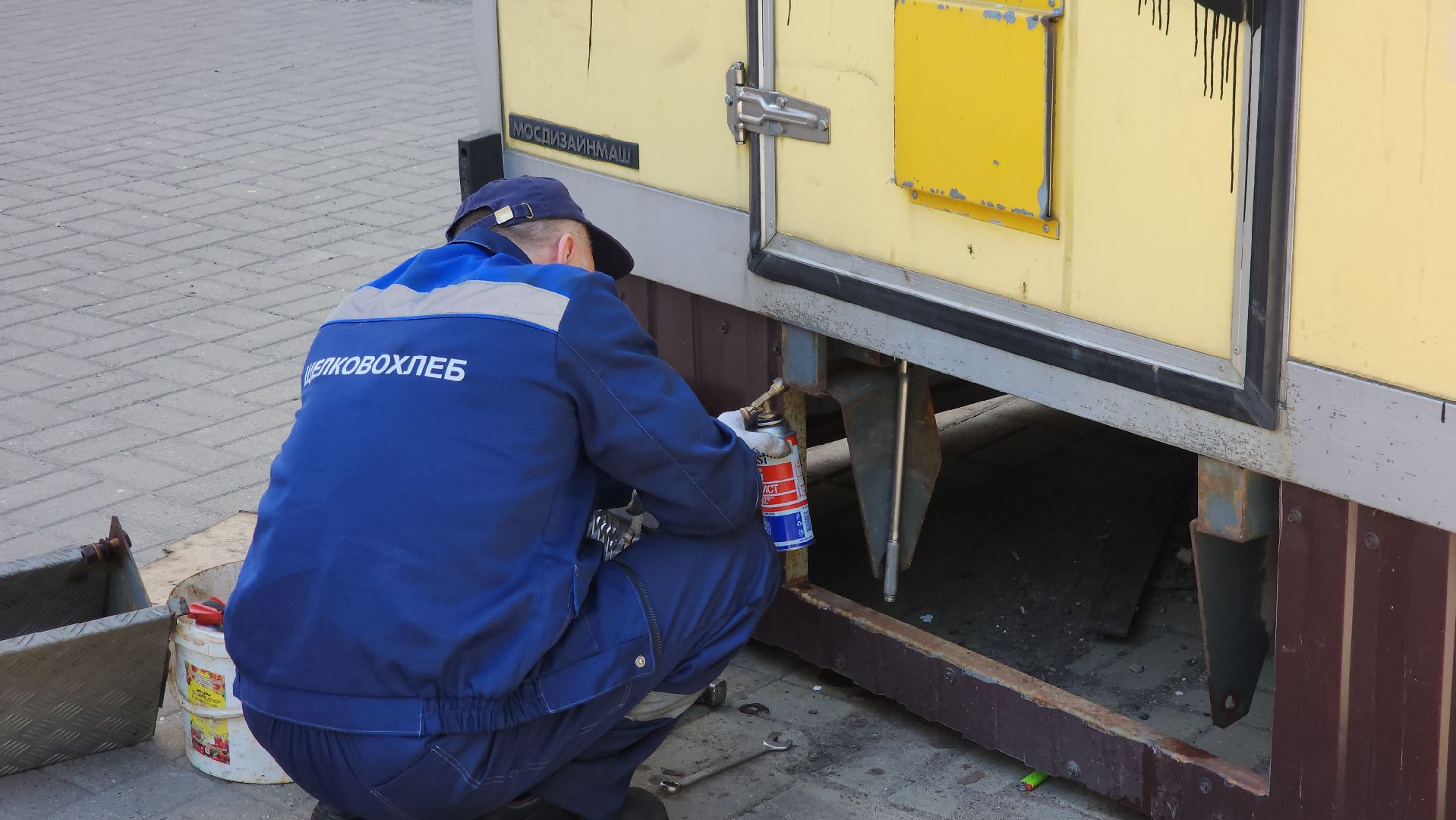 Демонтаж торгового павильона, щёлково, Торговый павильон, ЩелковоХлеб,