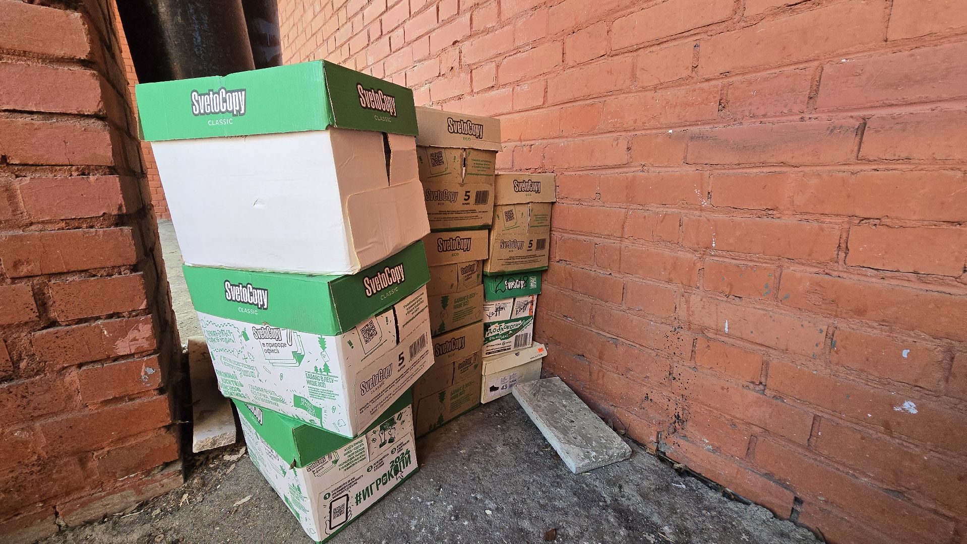 Коломна, v единстве za победу, сбор макулатуры,