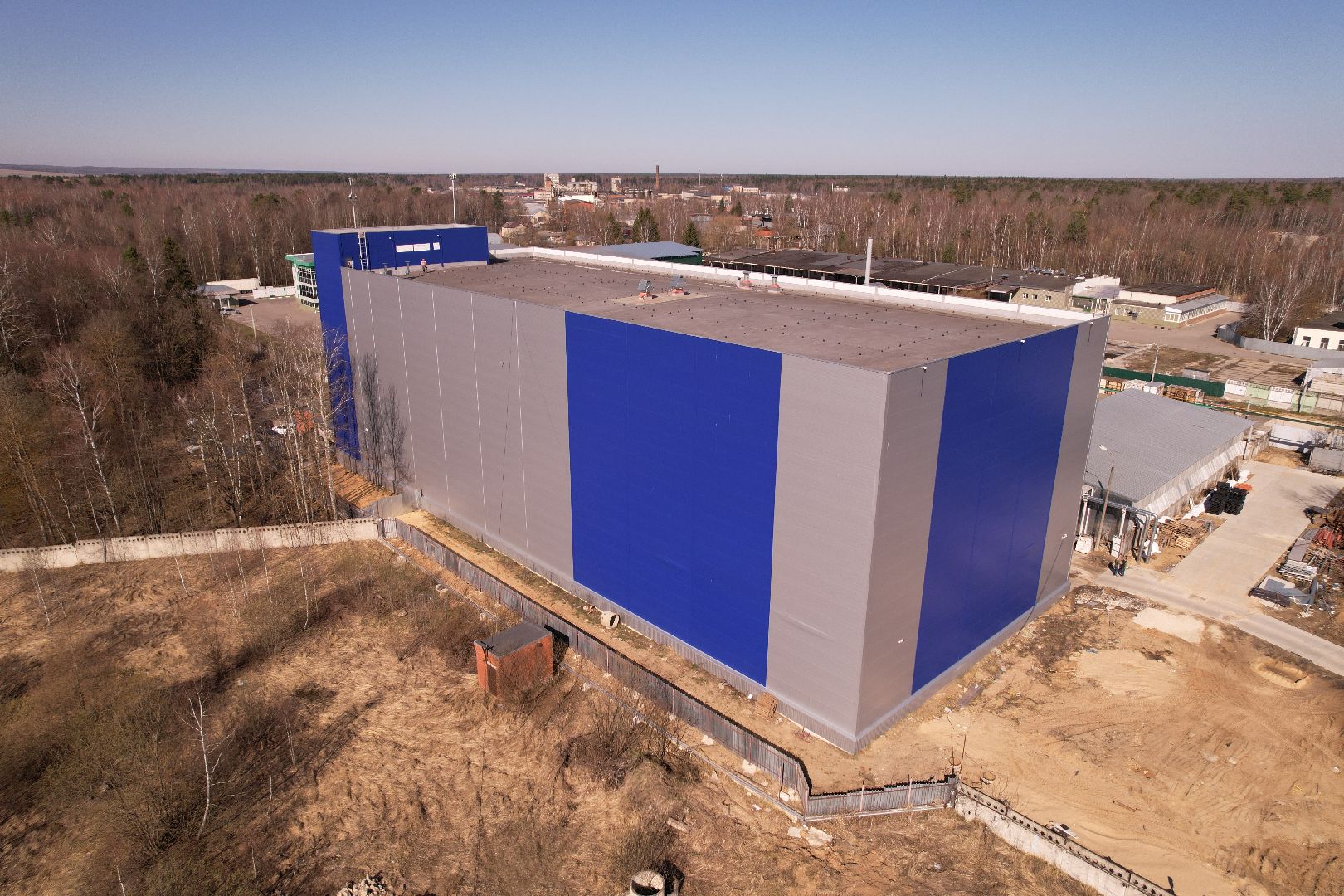 видео с коптера, завод аравия в протвине, производство косметической продукции,