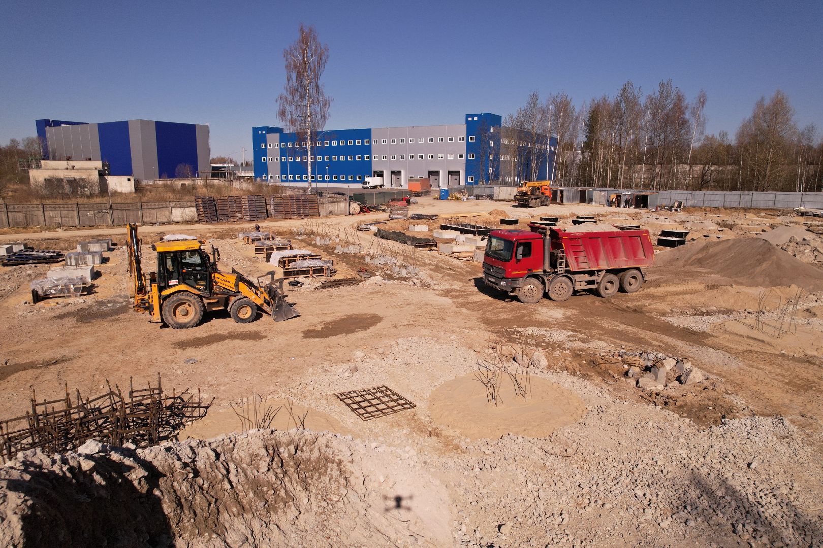 видео с коптера, завод аравия в протвине, производство косметической продукции,