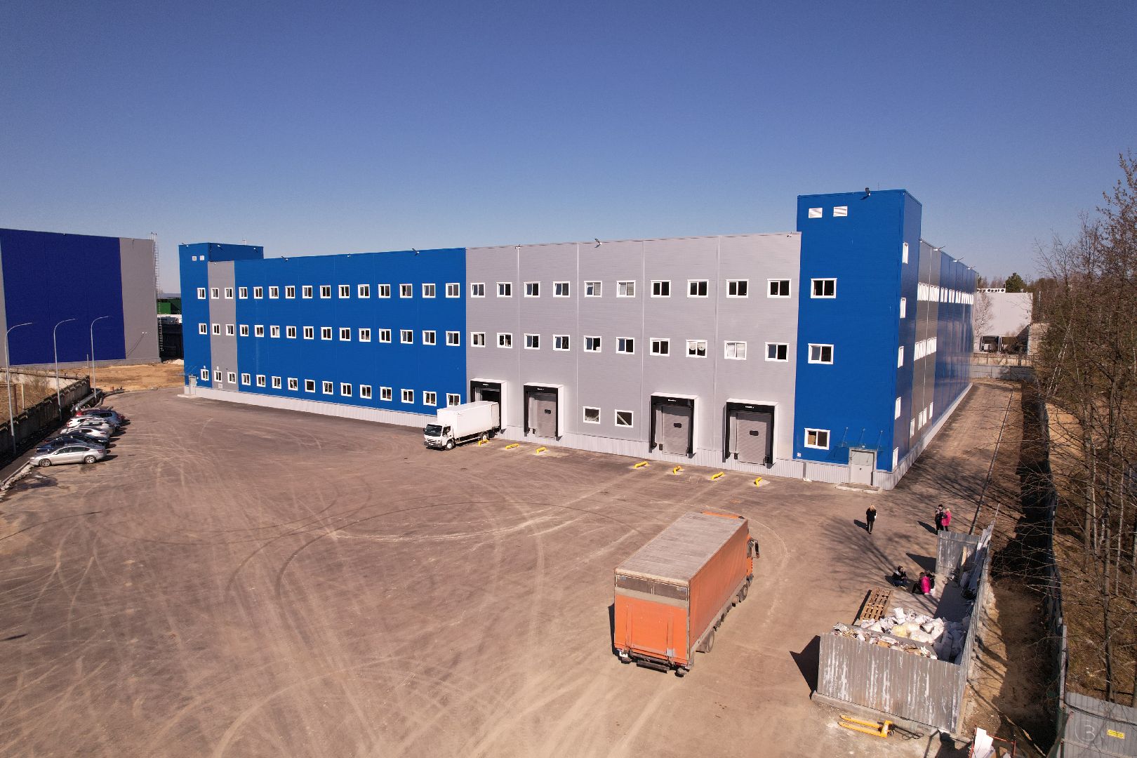 видео с коптера, завод аравия в протвине, производство косметической продукции,