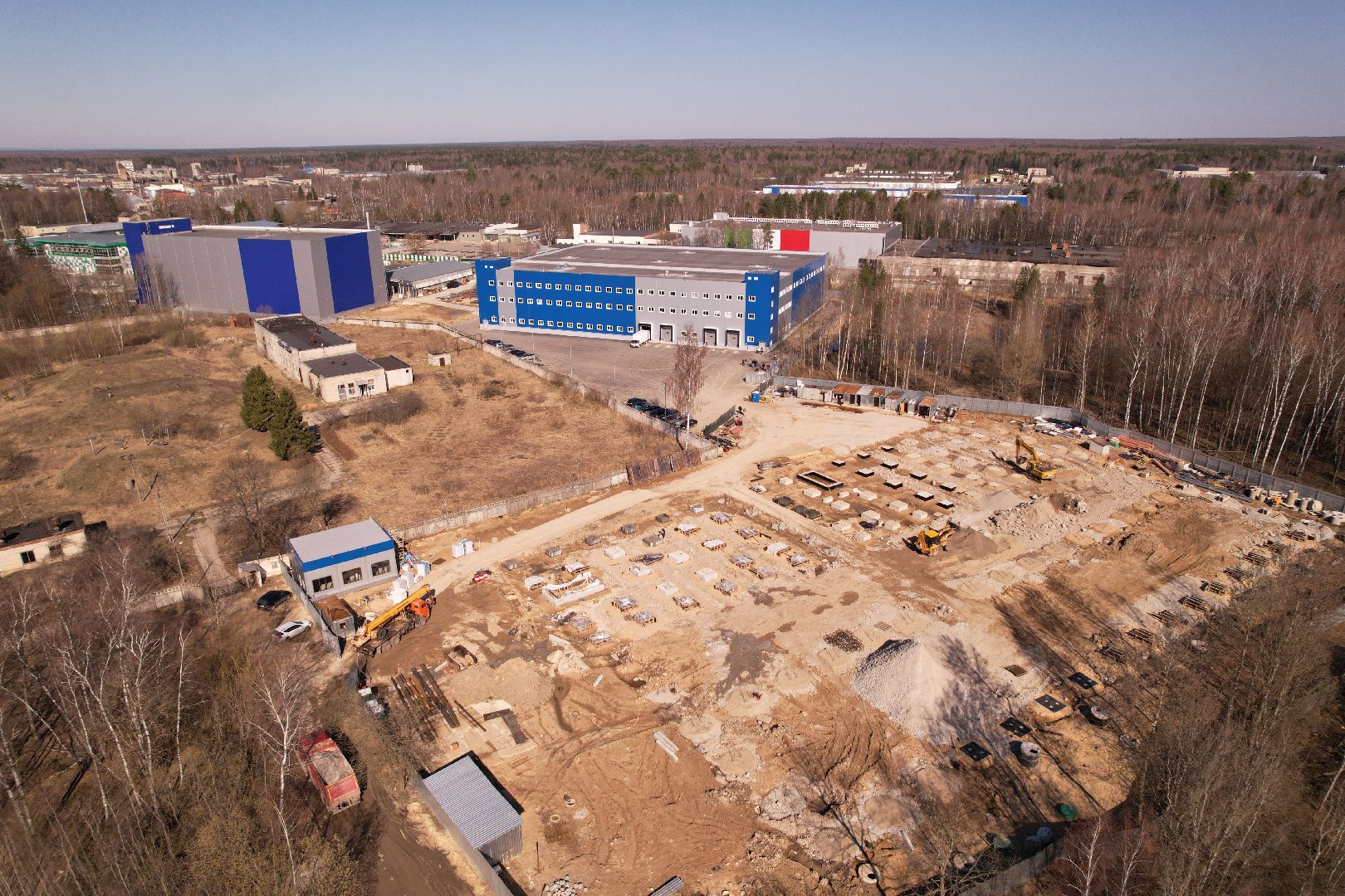 видео с коптера, завод аравия в протвине, производство косметической продукции,