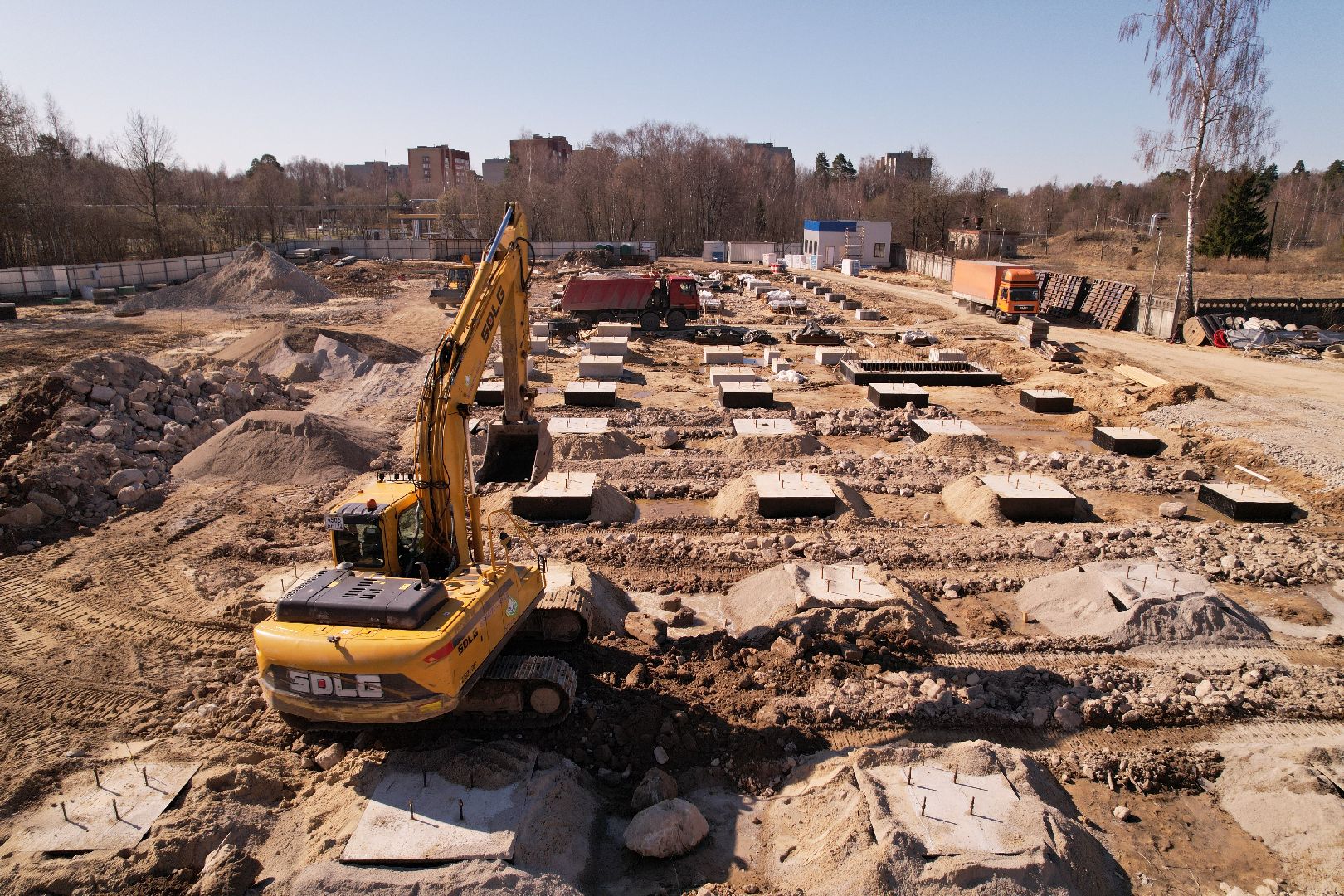 видео с коптера, завод аравия в протвине, производство косметической продукции,
