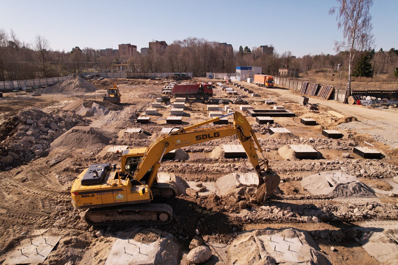 видео с коптера, завод аравия в протвине, производство косметической продукции,