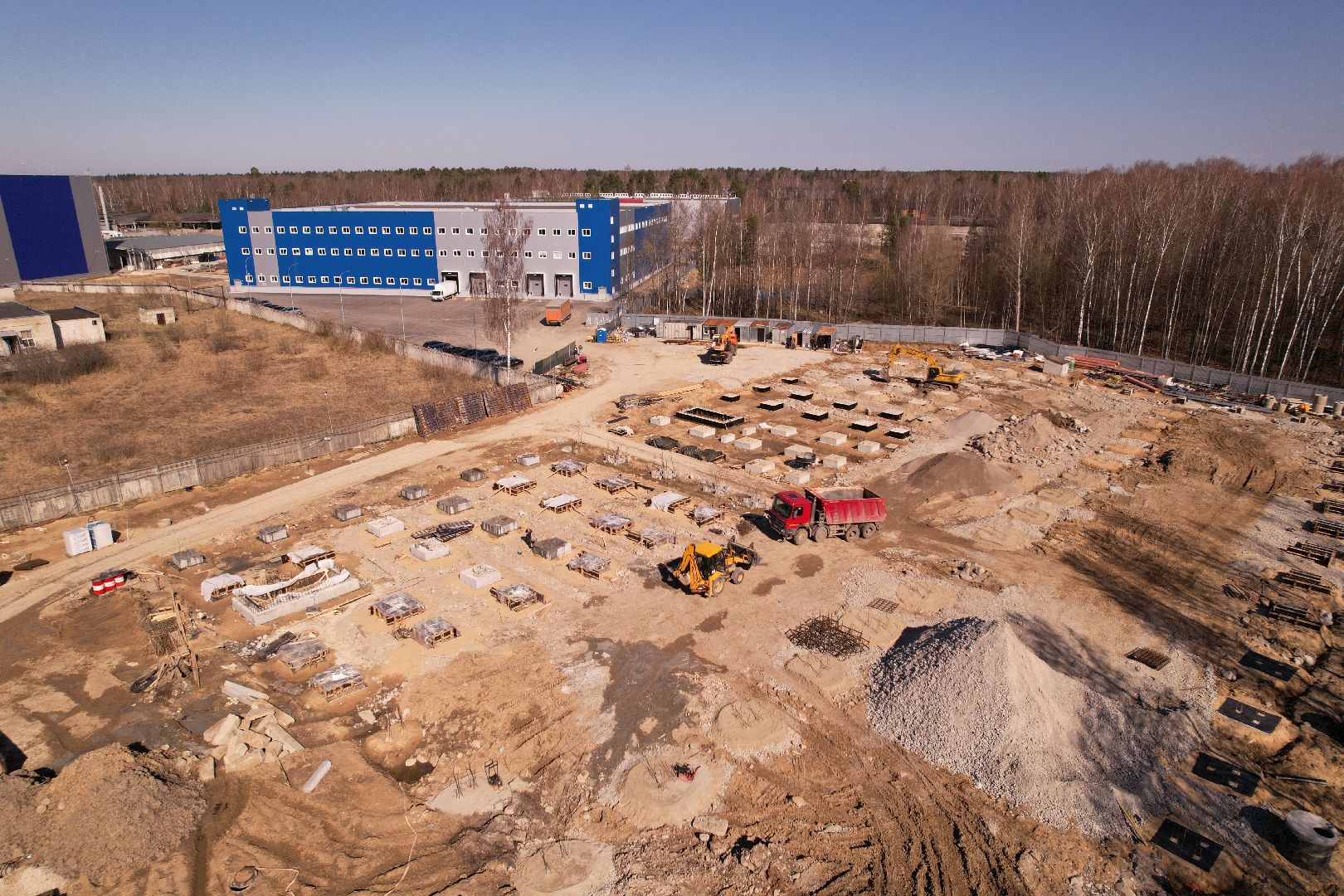 видео с коптера, завод аравия в протвине, производство косметической продукции,