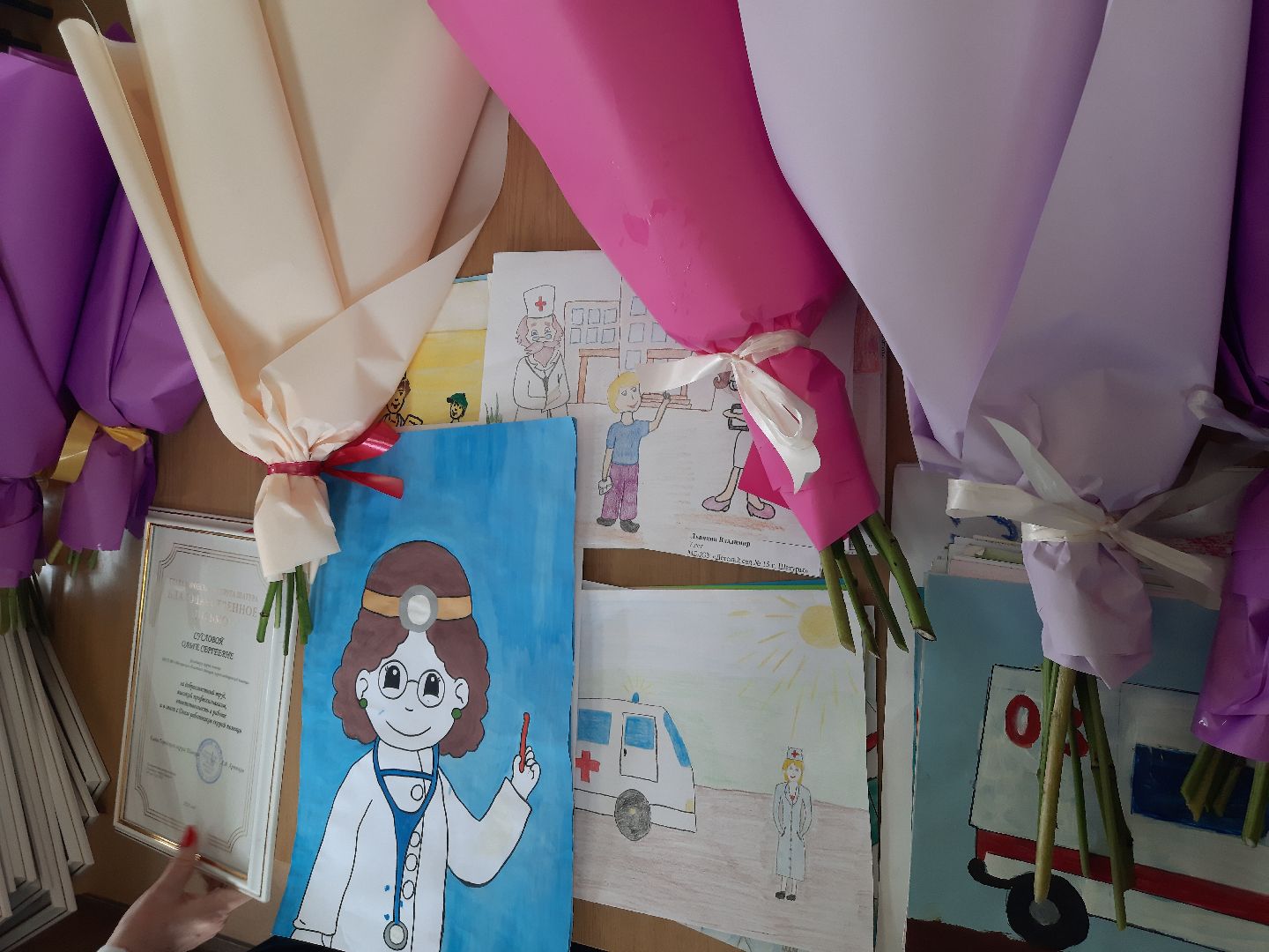 Шатура, скорая помощь, медицина, праздник, рисунки