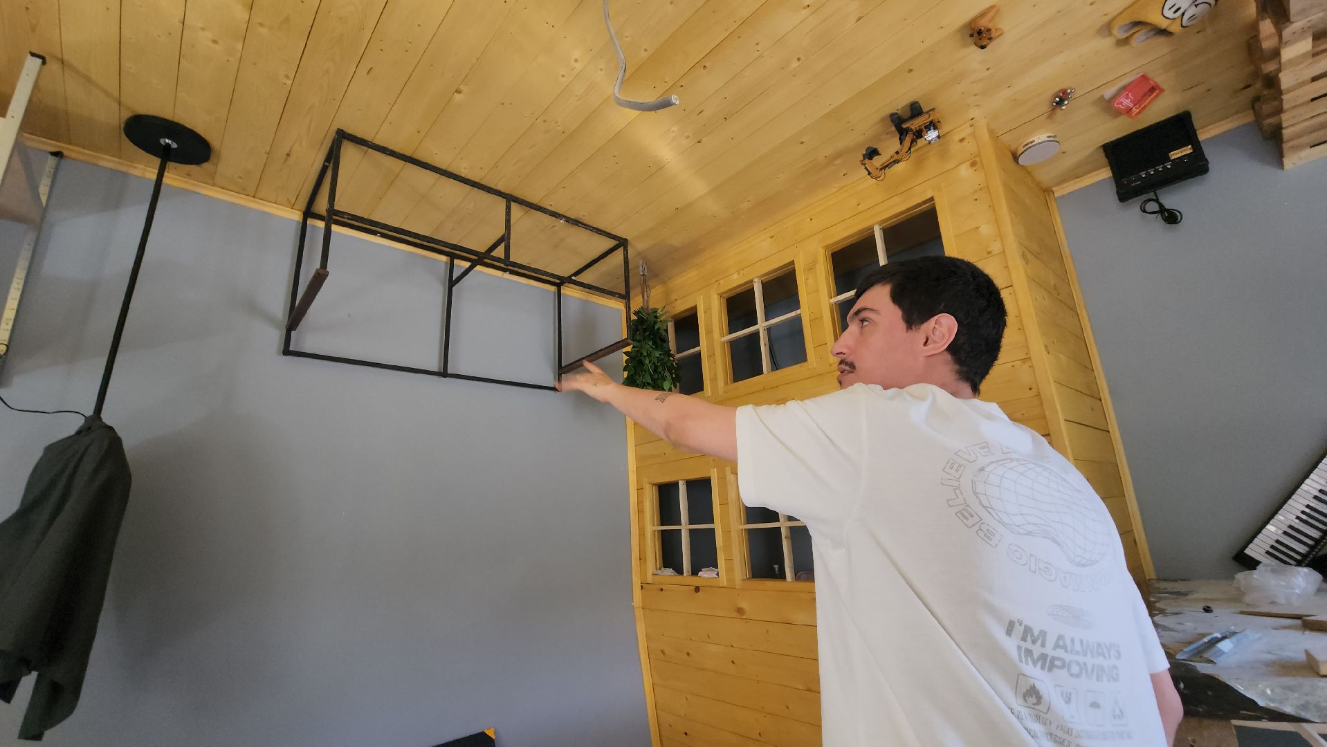 Дом вверх дном , Парк, Лобня, перевернутый дом,