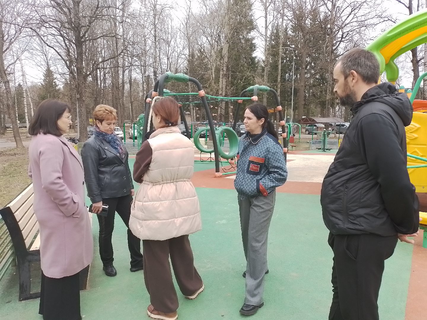 благоустройство, городской округ восход, обход территории, контроль выполнения работ,