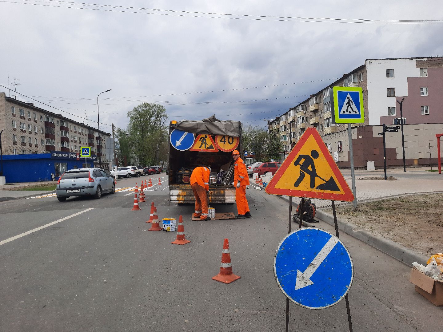 Шатура, Бульвар мира, пешеходный переход