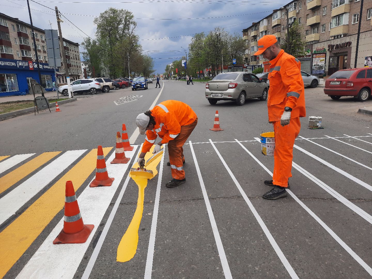 Шатура, Бульвар мира, пешеходный переход