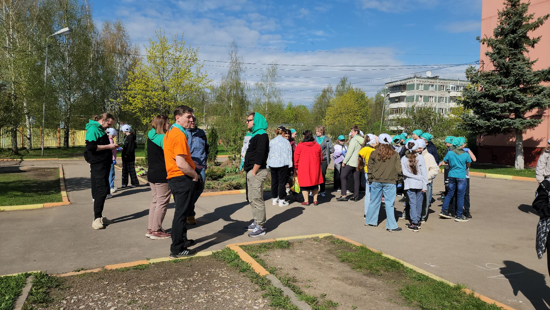 высадка деревьев, экологическая акция, Лобня,
