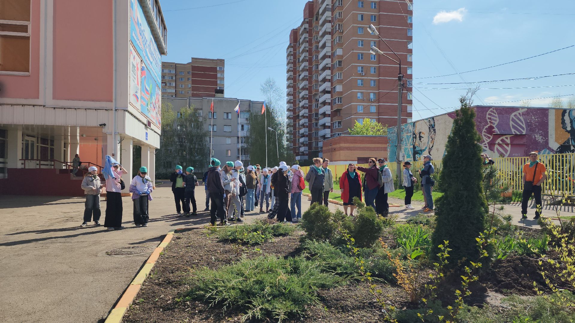 высадка деревьев, экологическая акция, Лобня,