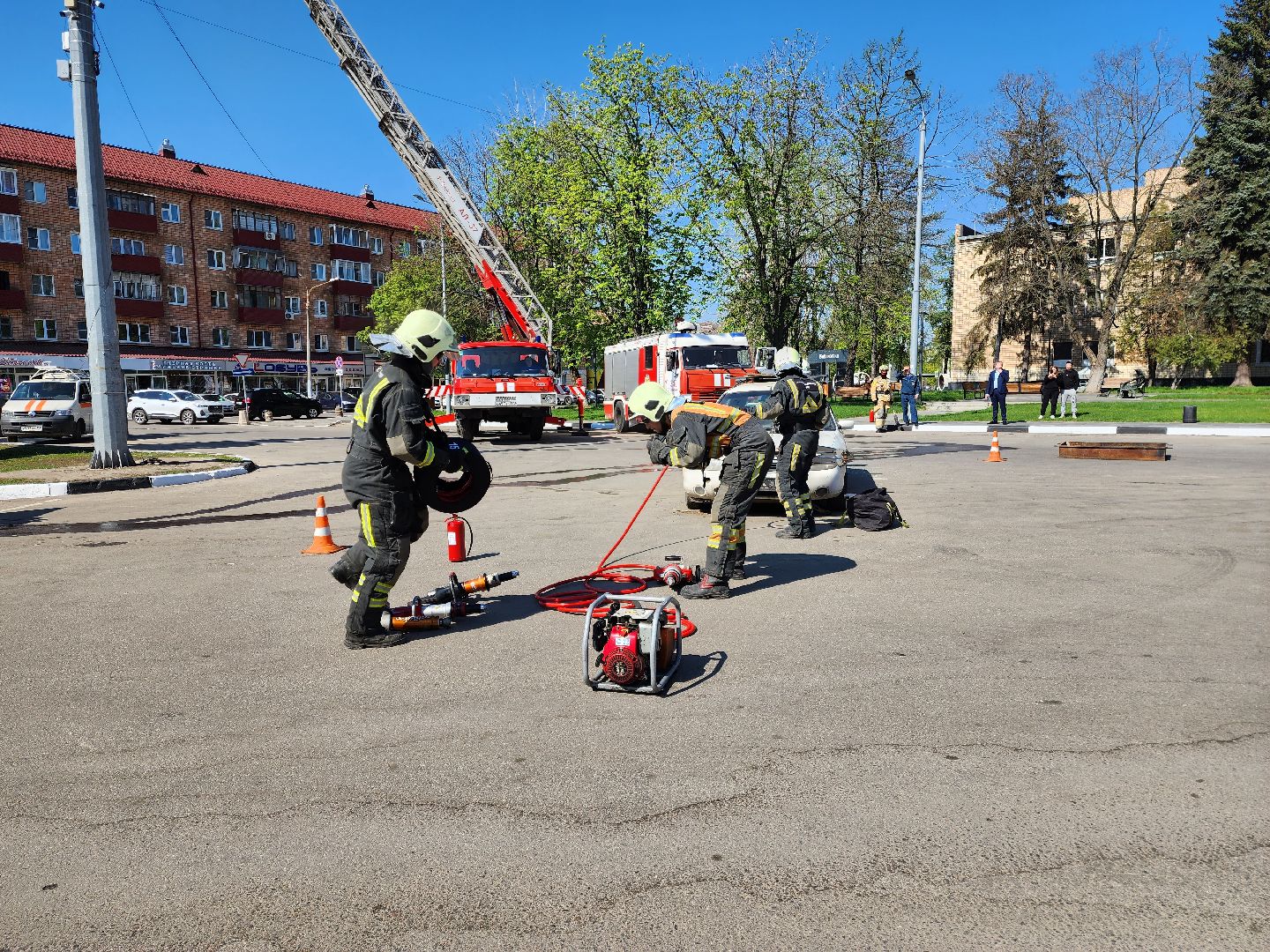 раменское, общество, день пожарной безопасности в раменском ,