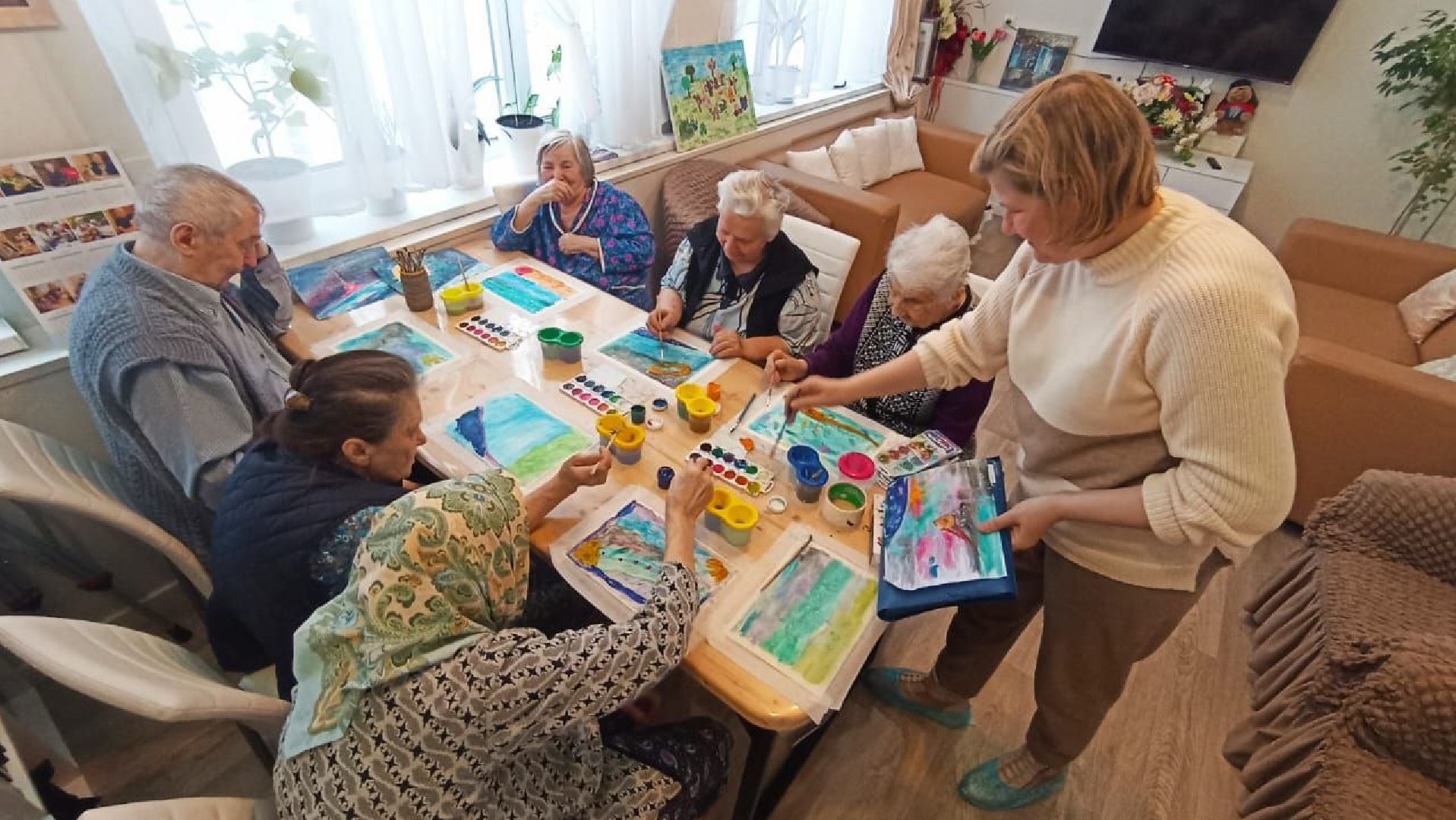 ивантеевка, интернат, пожилые люди, нежный бизнес, волонтерская помощь, подарки, музыкальный вечер,