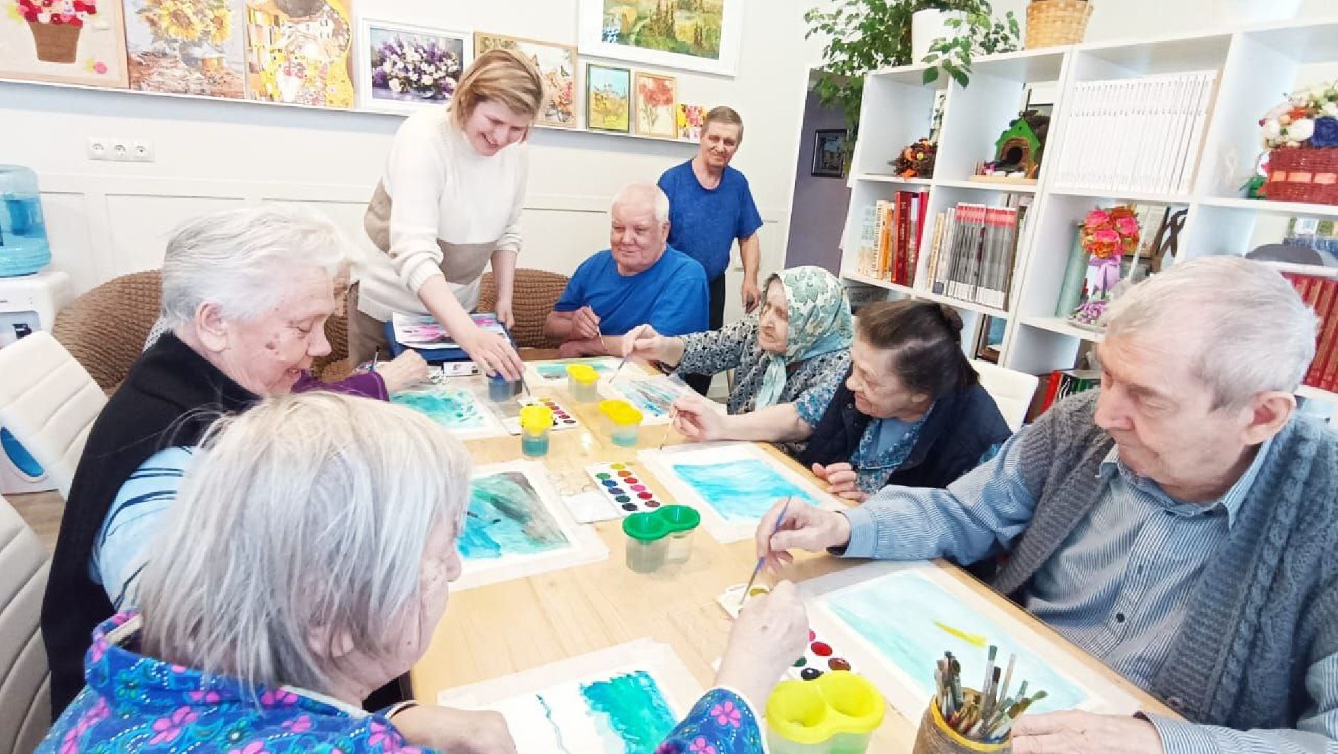 ивантеевка, интернат, пожилые люди, нежный бизнес, волонтерская помощь, подарки, музыкальный вечер,